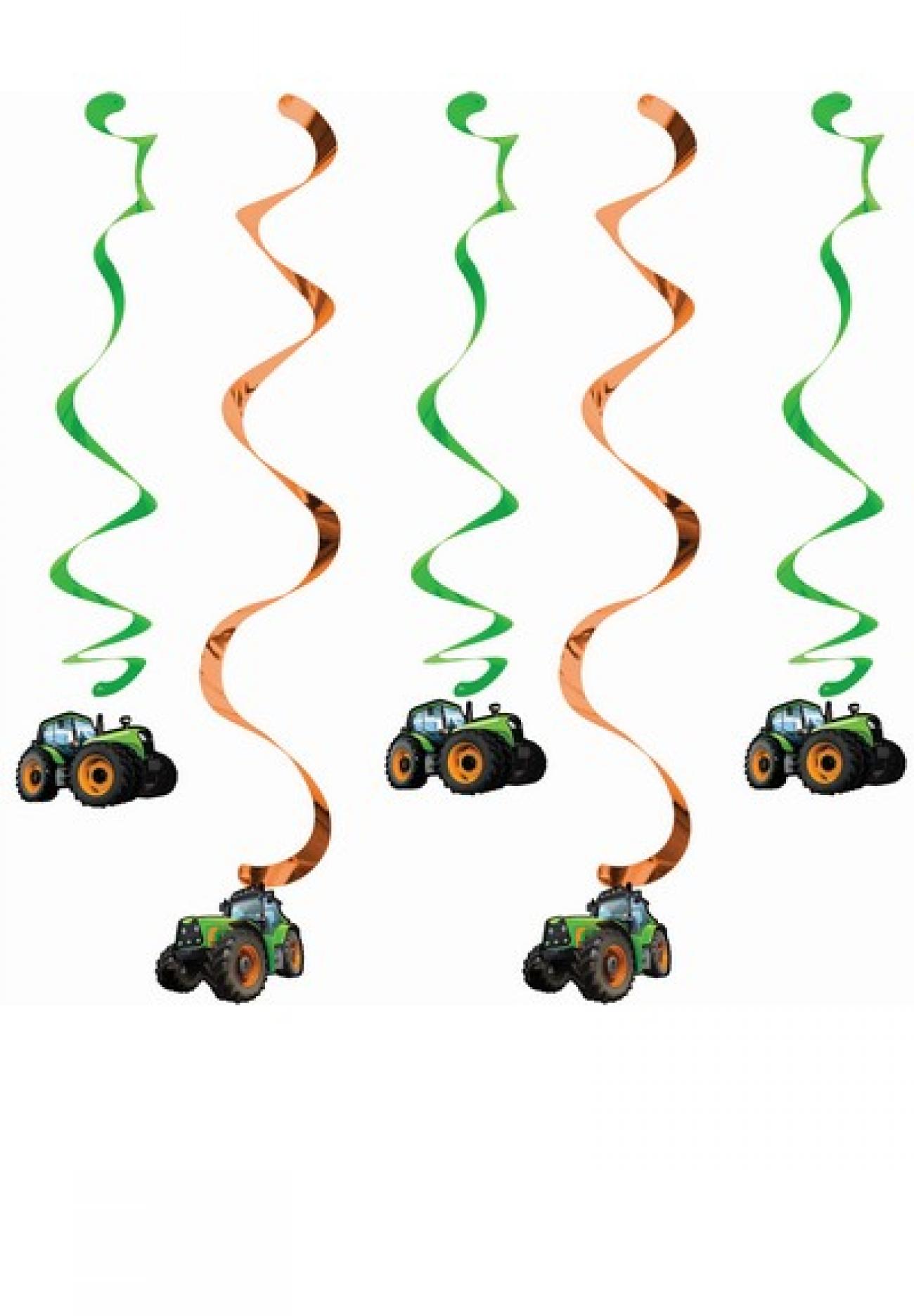 Set 5 pendenti 91 cm Trattore - Tractor Time