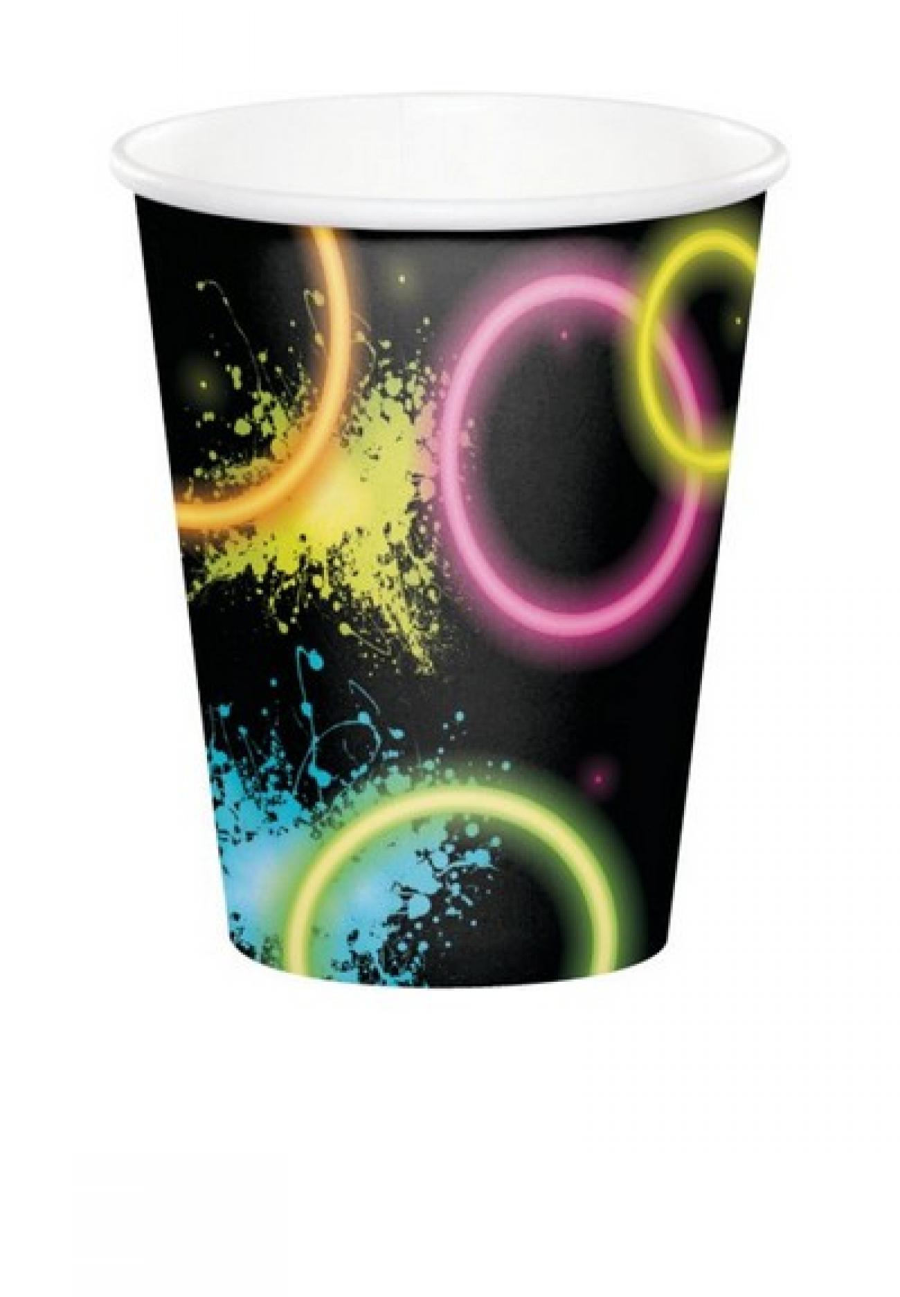 Bicchiere 266 ml Glow Party  8 pz