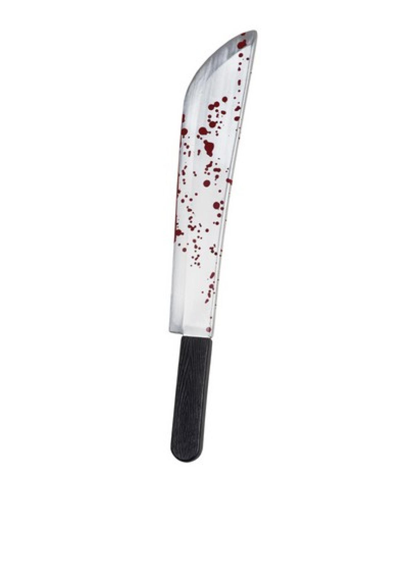 Machete insanguinato plastica 43 cm