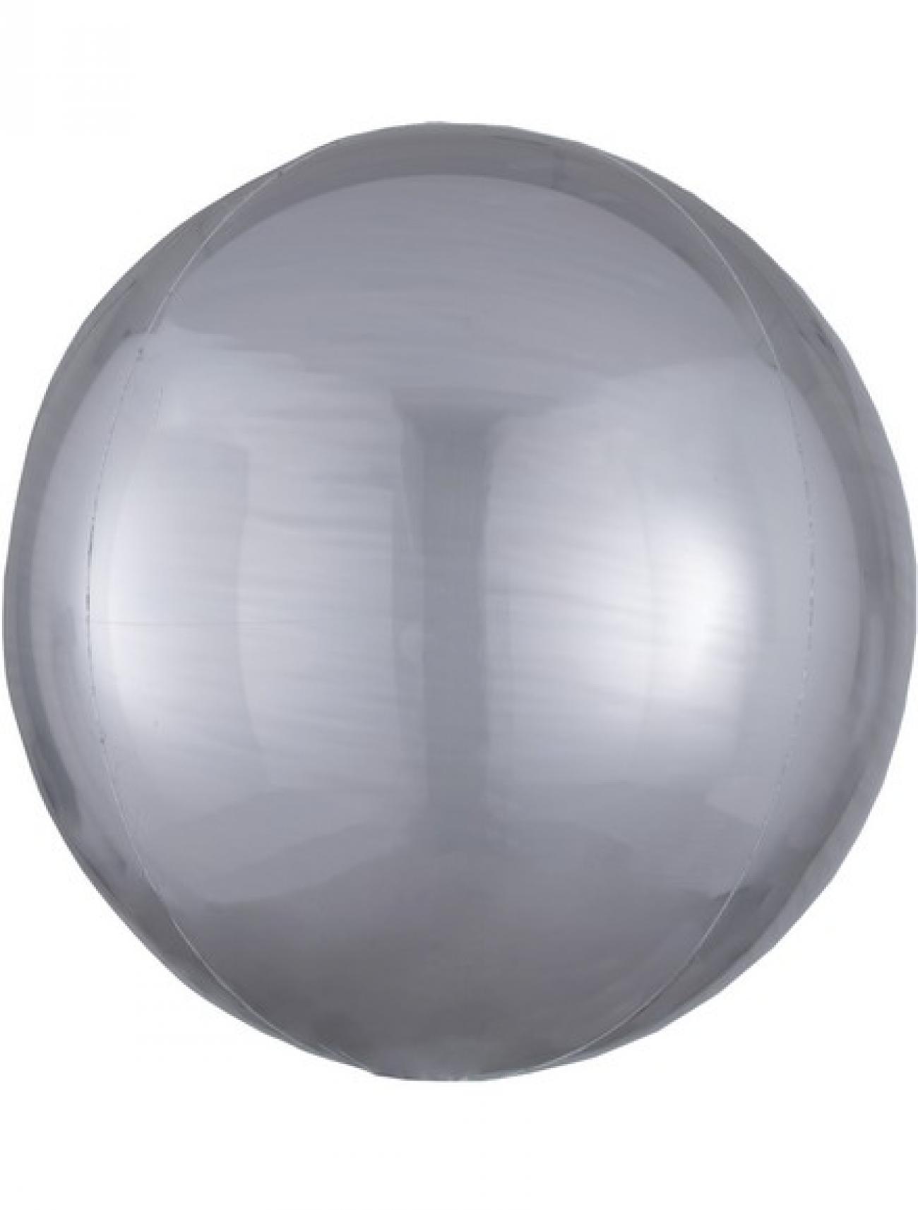 Pallone foil ORBZ 38 x 40 cm Argento