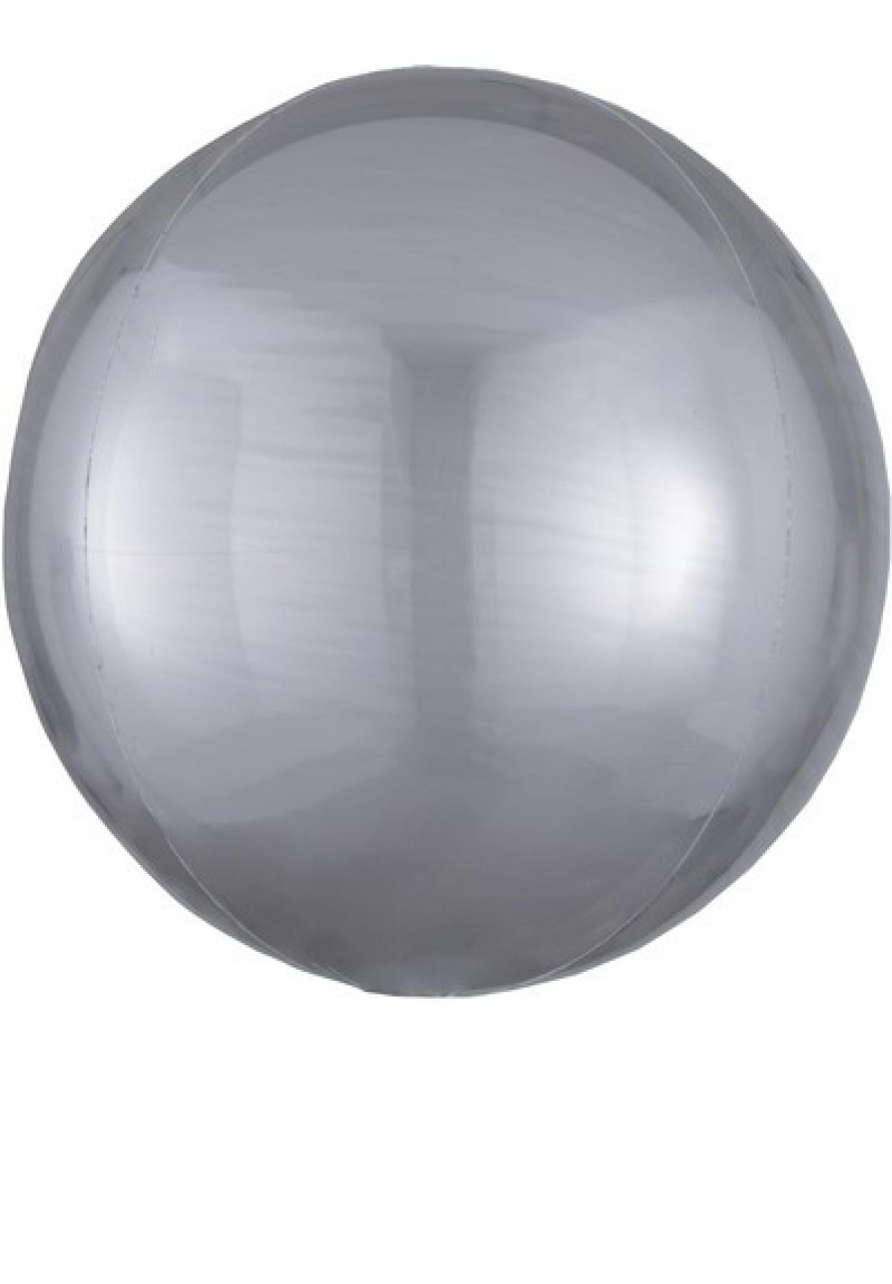 Pallone foil ORBZ 38 x 40 cm Argento