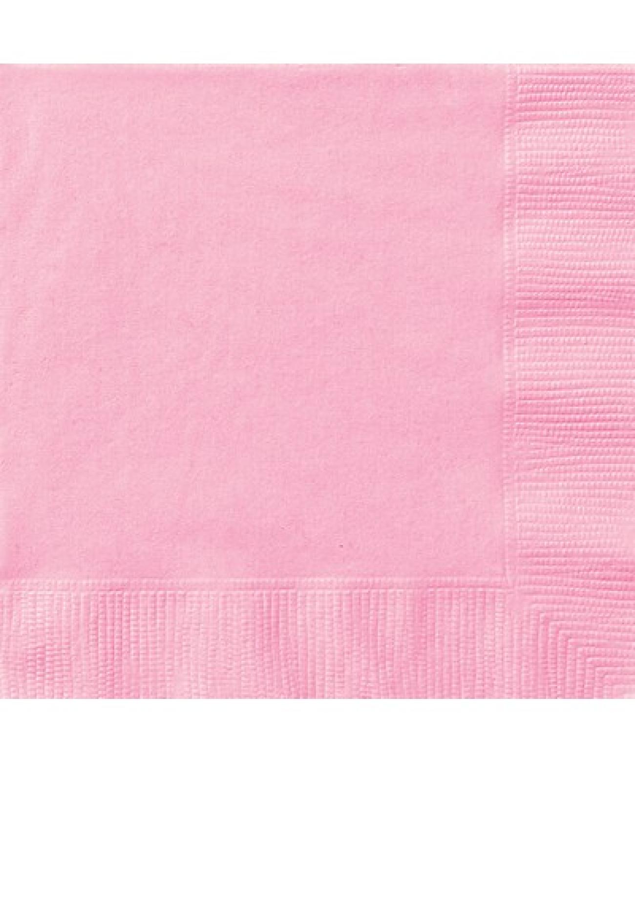 Tovagliolo 33 x 33 cm Rosa Pastello - 20 pezzi