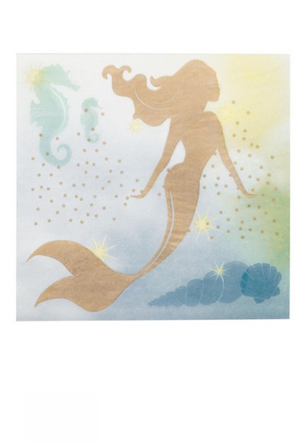 Tovagliolo 33 x 33 cm Sirena 20pz