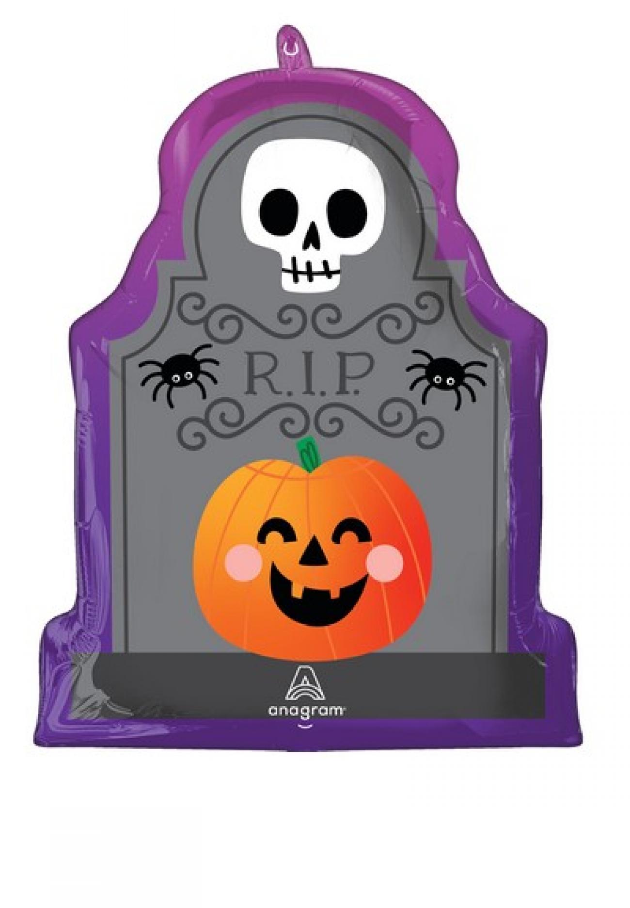 Pallone foil standard shape Fun & Spooky Tombstone