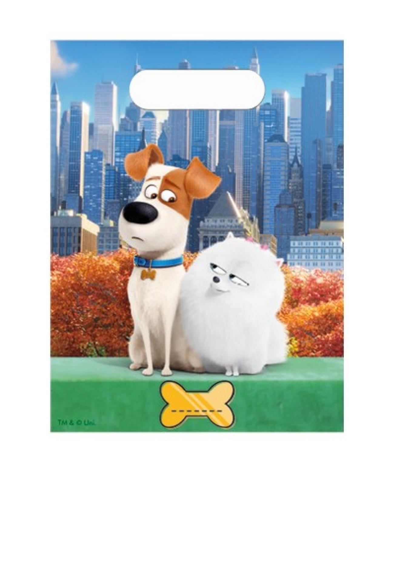 Loot Bag Secret Life of Pets - 6 pezzi