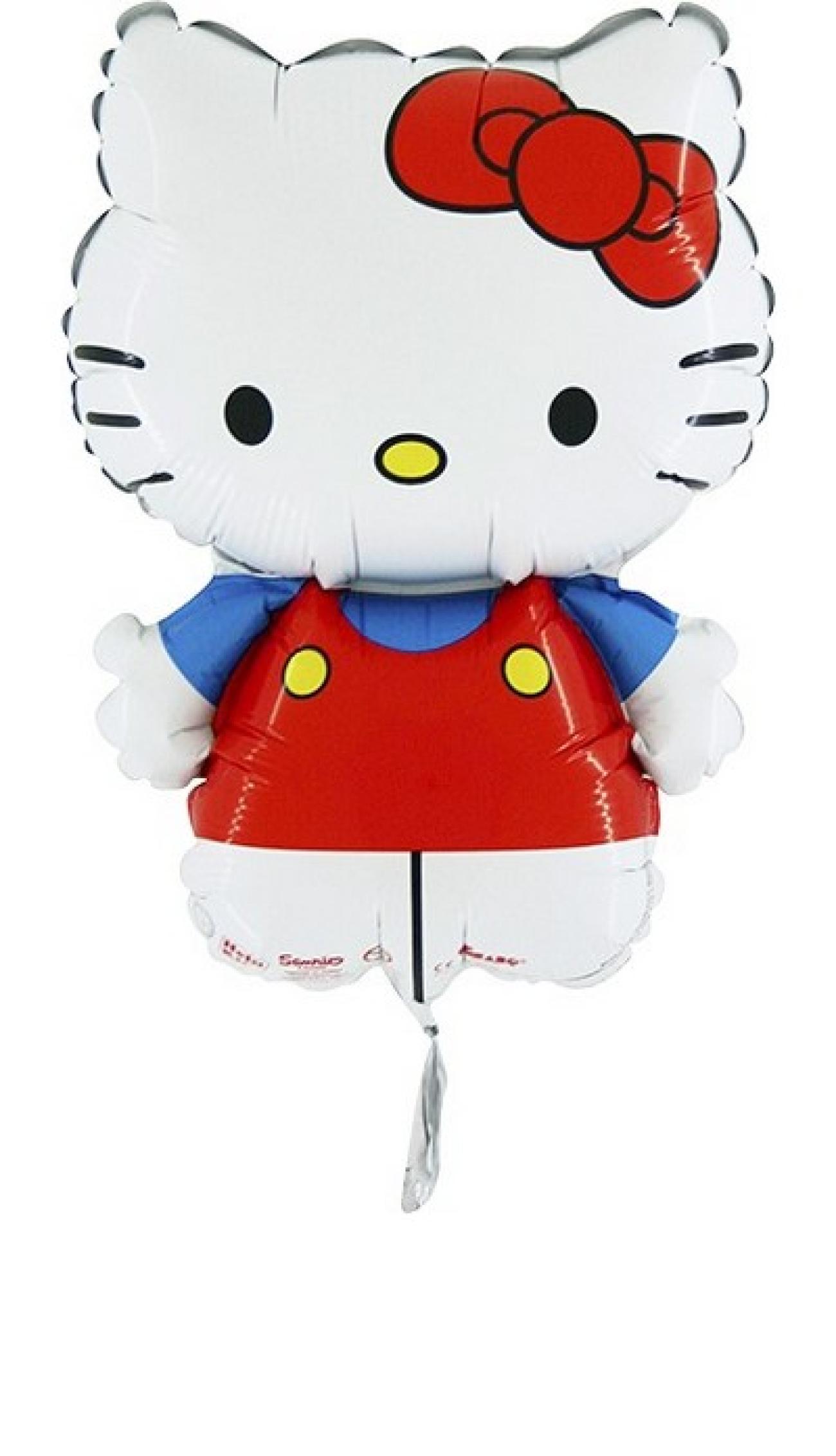 Pallone foil minishape 20 x 27 cm Hello Kitty Red - SI GNOFIA AD ARIA