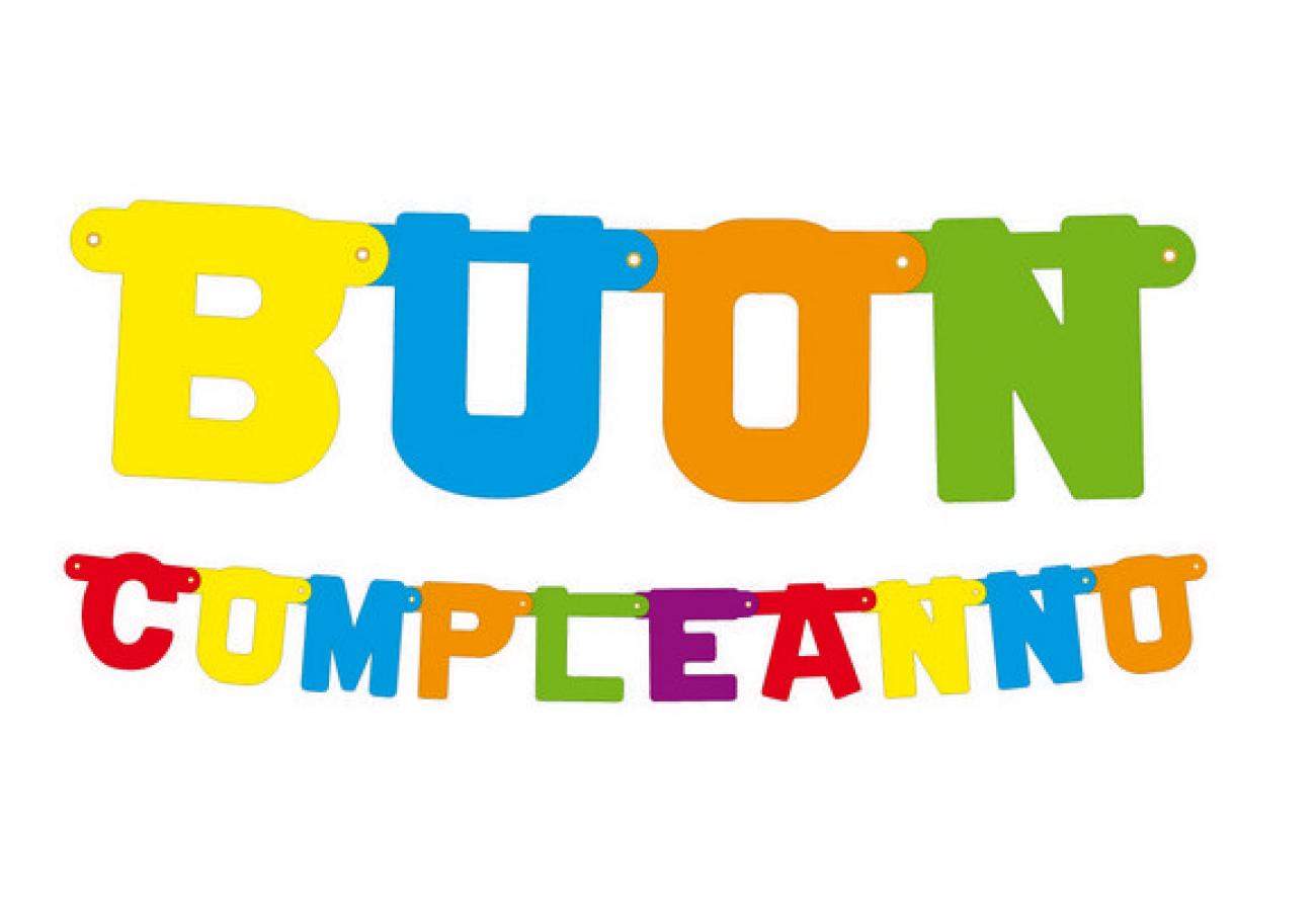 Festone Buon Compleanno standard 160 x 11 cm