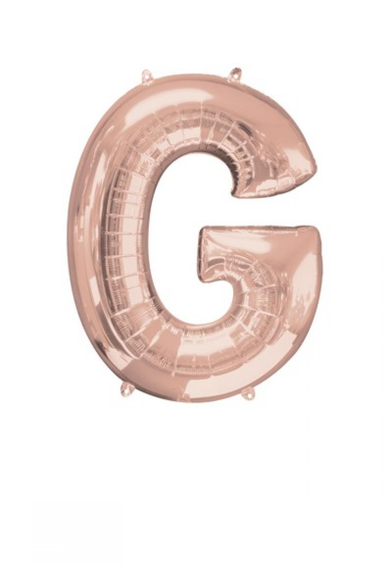 S/SHAPE: Letter "G" Rose Gold L34 S