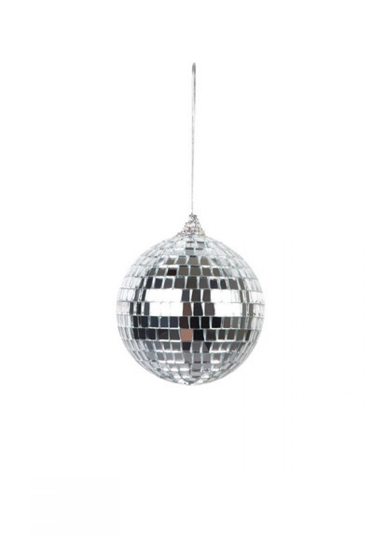 Box with 6 disco balls (8 cm)