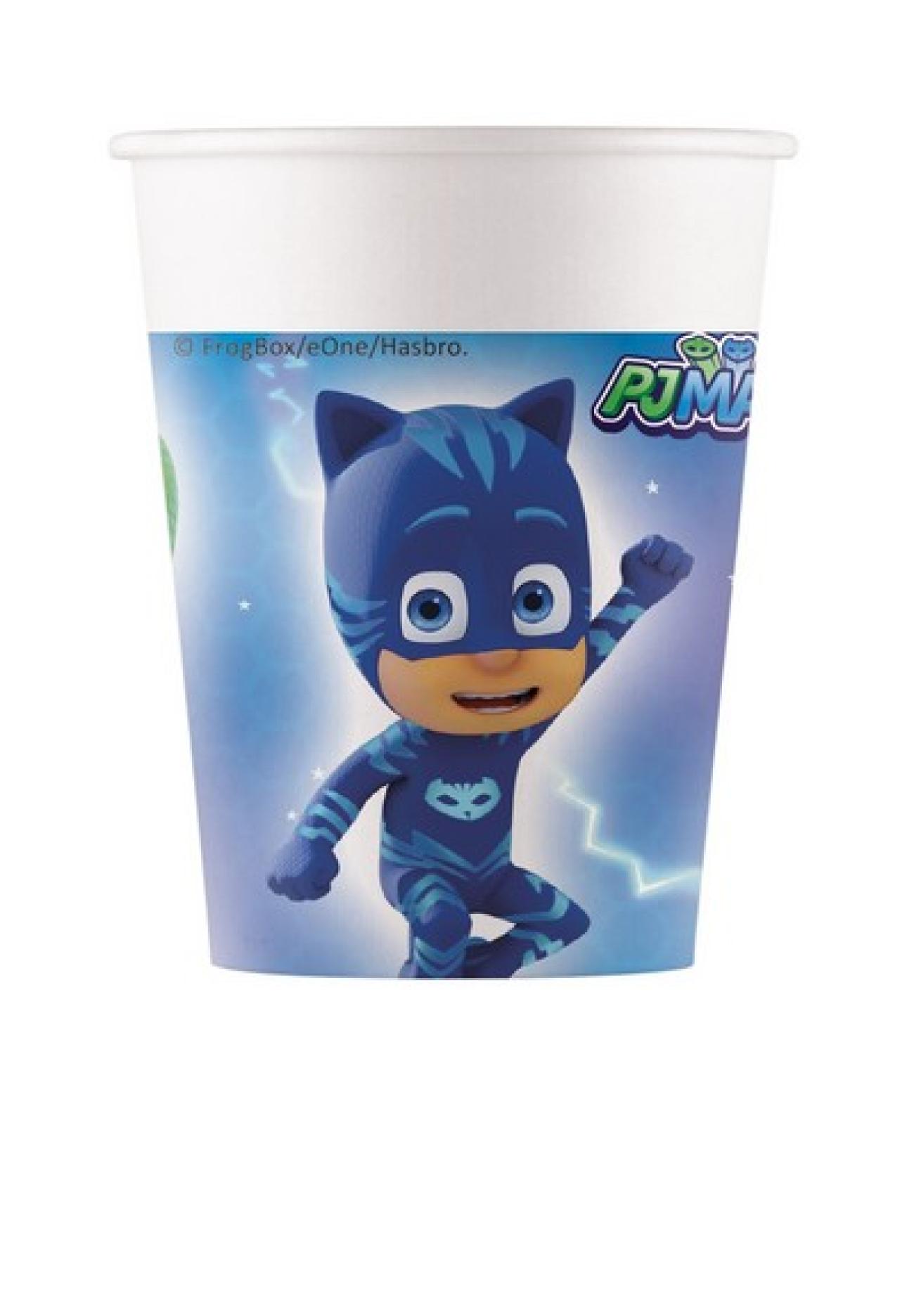 Bicchiere carta 200 ml Pj Masks SUP - 8 pezzi