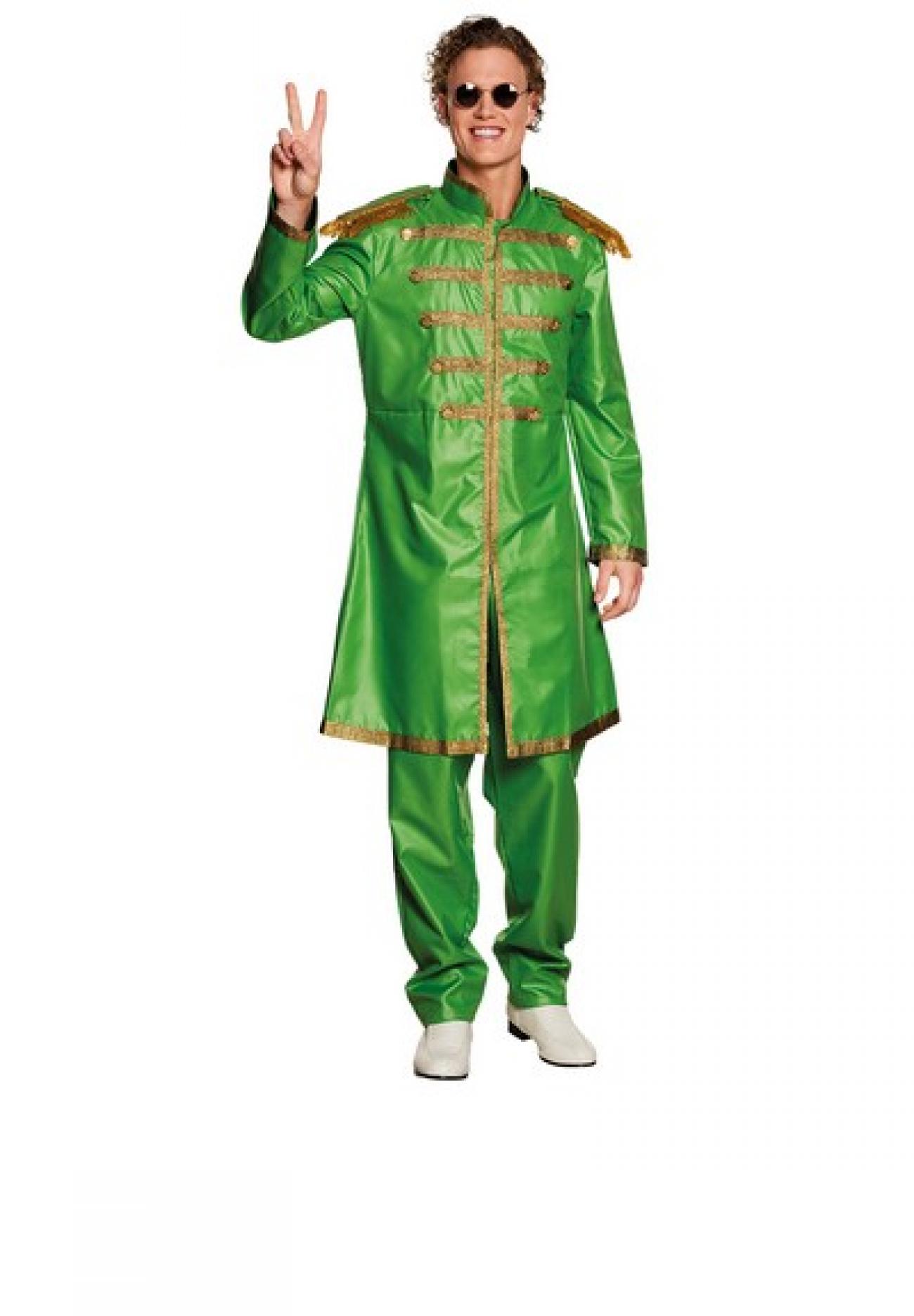 Pc. Adult costume Pop Sergeant green (50/52)