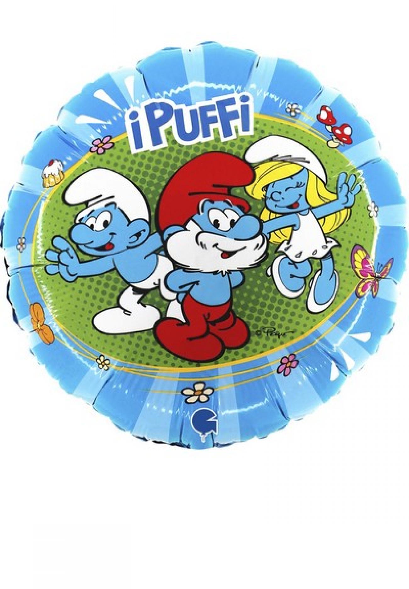 Pallone foil 18" - 45 cm Puffi