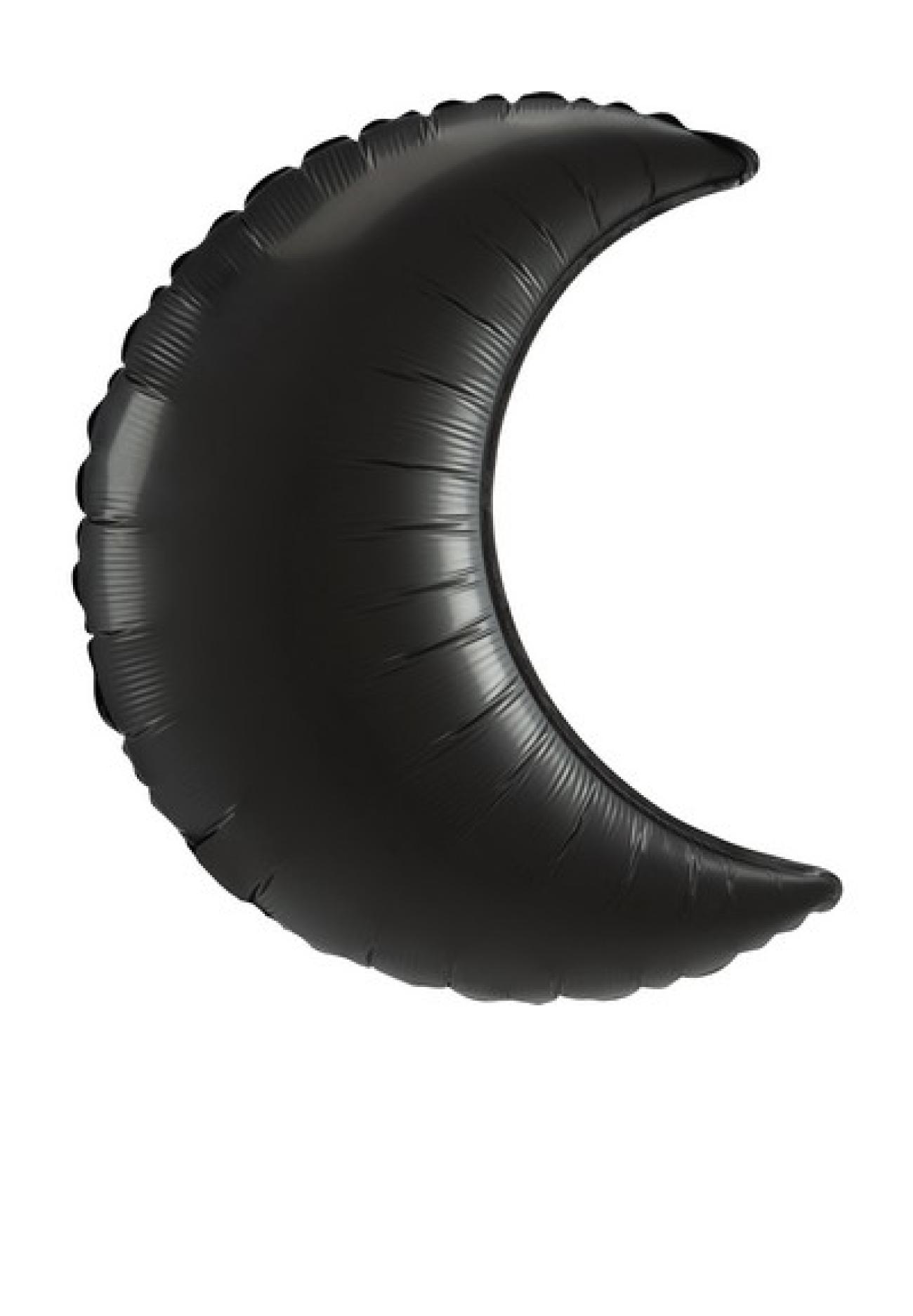 Pallone foil Crescent 35" - 89 cm Nero Satin - NON CONFEZIONATO