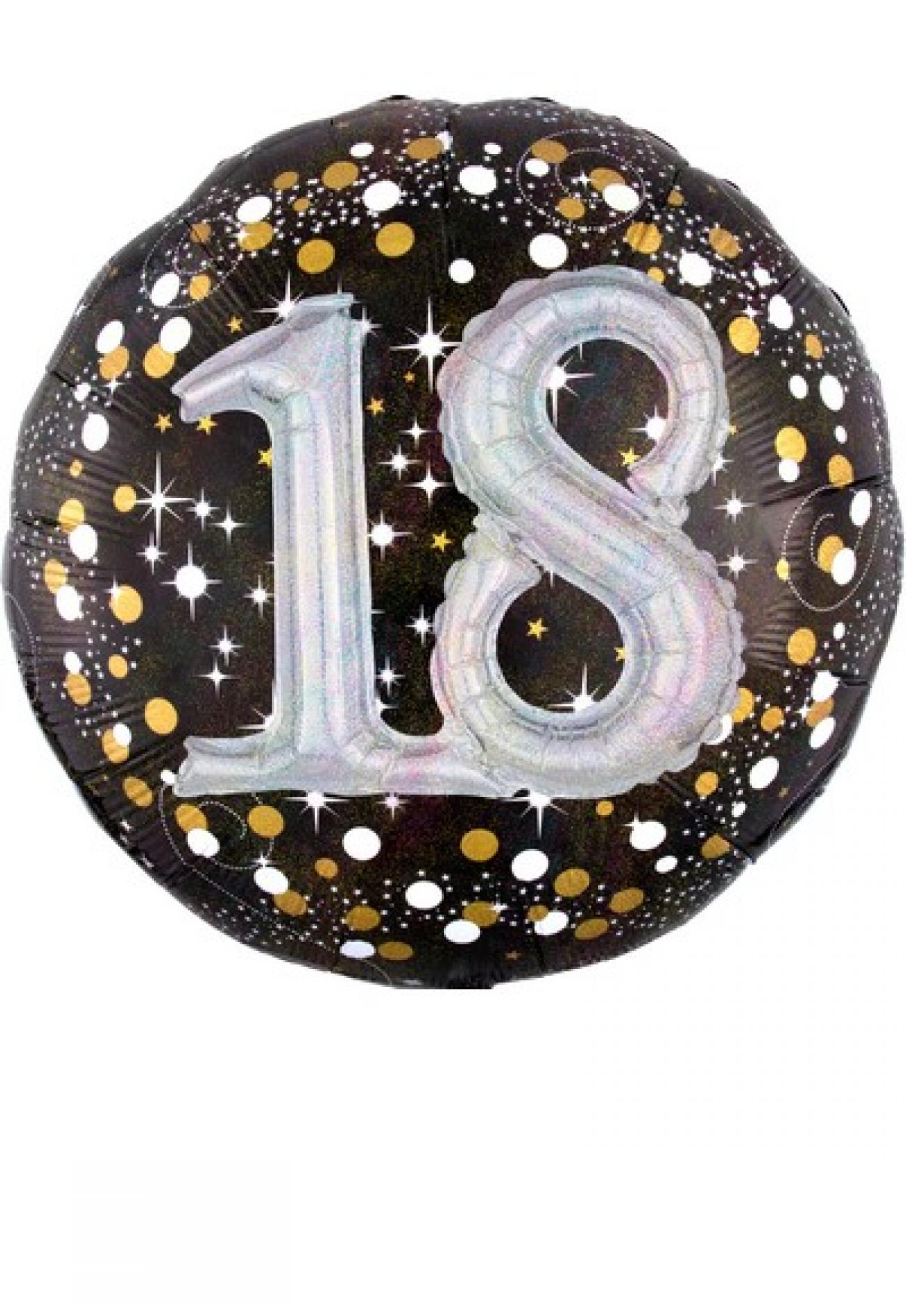 Pallone foil Multi-balloon 32" - 81 cm Sparkling Birthday 18