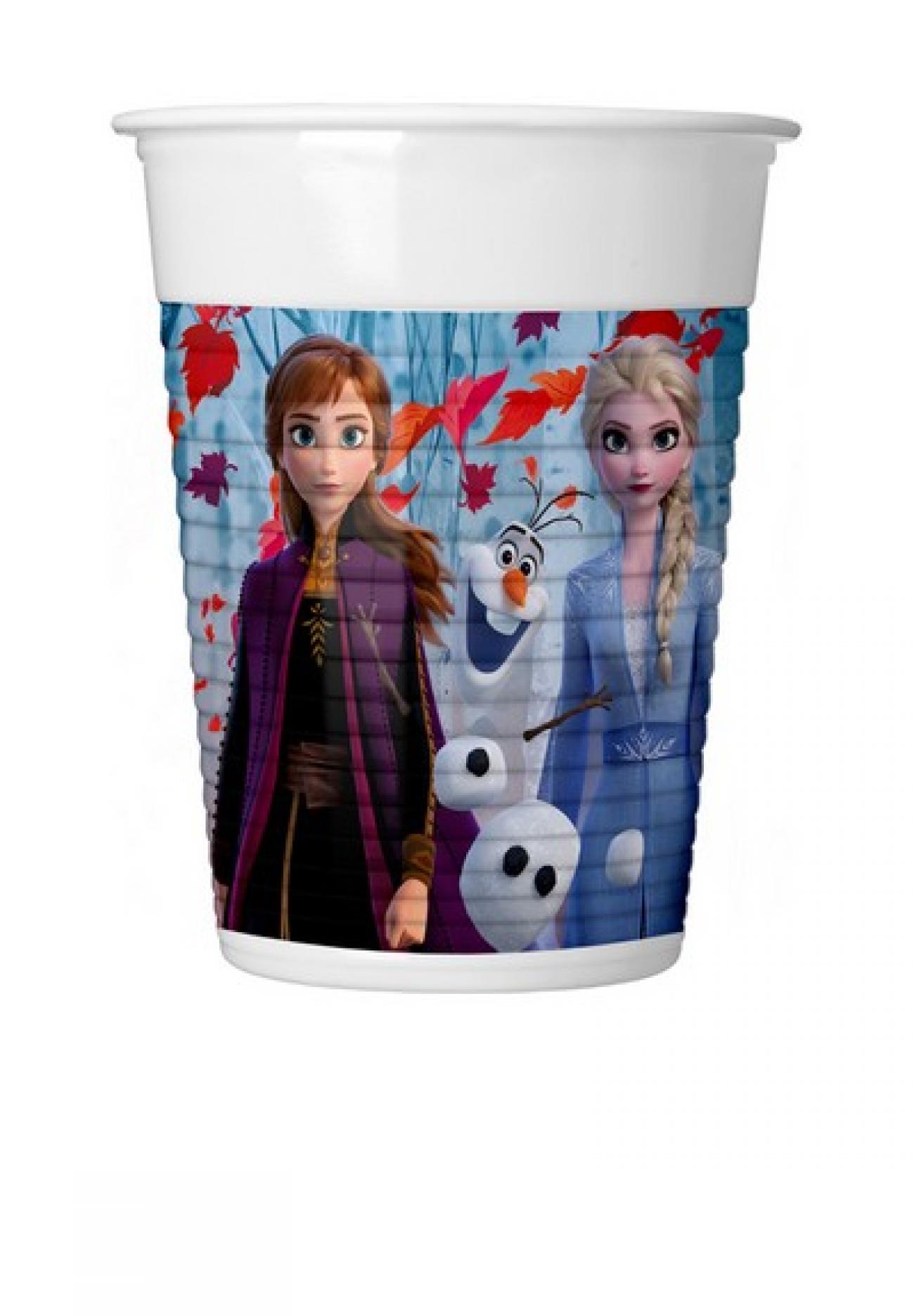 Bicchiere plastica 200 ml Frozen II SUP 8pz