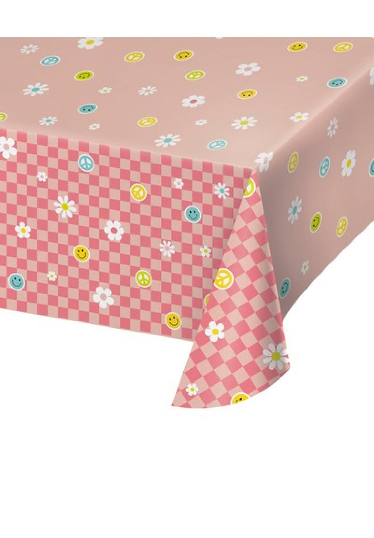 Tovaglia carta 137 x 259 cm Flower Power