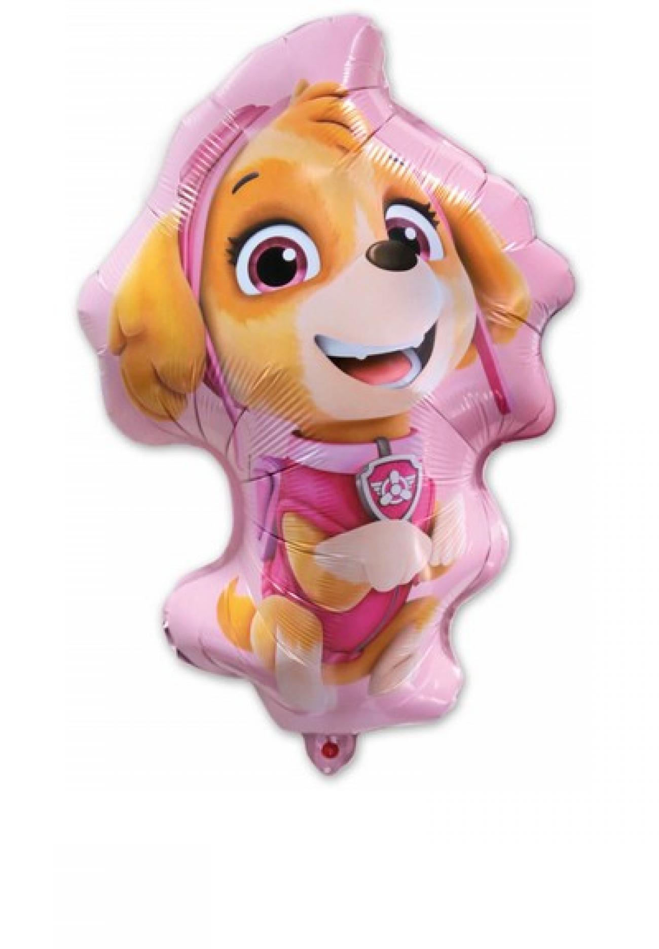 Pallone foil Supershape 48 x 70 cm - Paw Patrol Sky con PESETTO E NASTRO