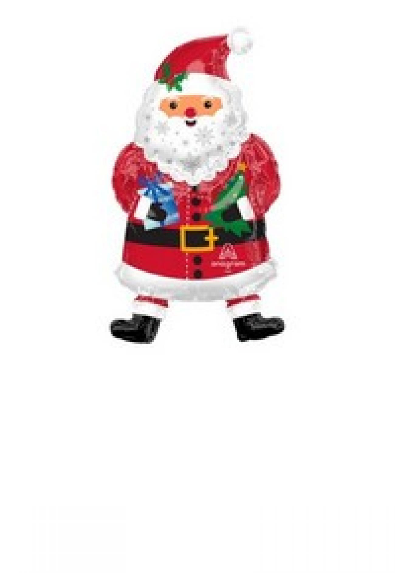 Mini Shape Snowy Santa US A30 QN