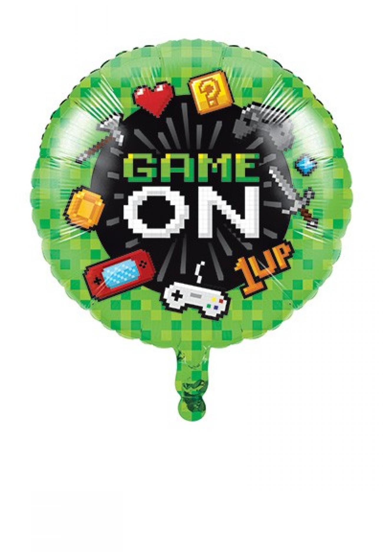 Pallone foil 18" - 45 cm Videogame - Gaming Party