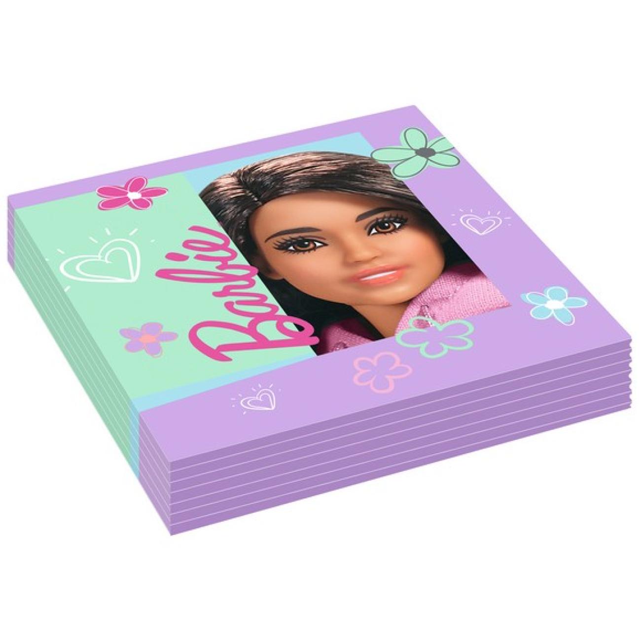 Tovagliolo 33 x 33 cm Barbie Sweet Life - 16 pezzi