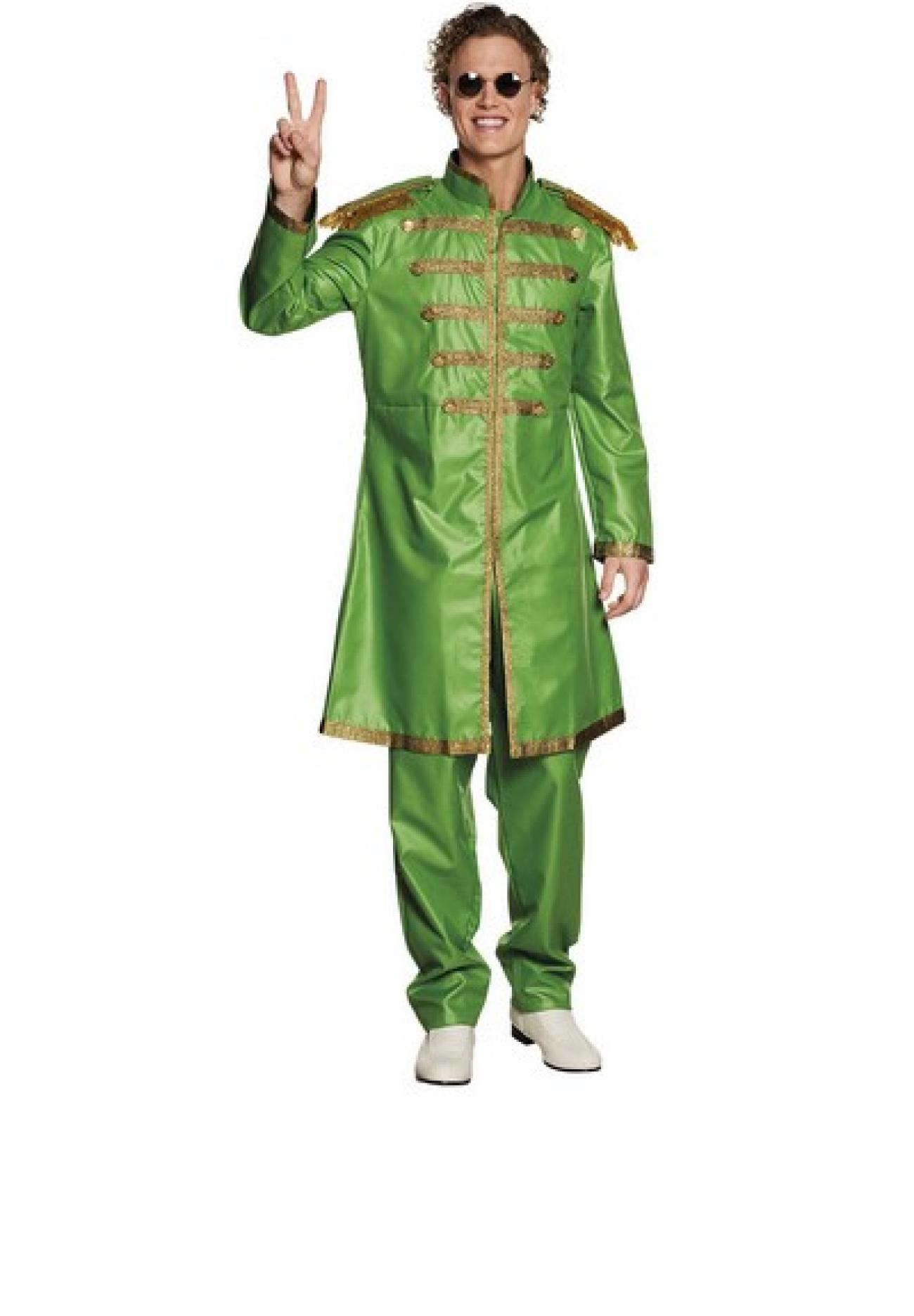 Costume adulto Pop sergeant green Tg. 50-52