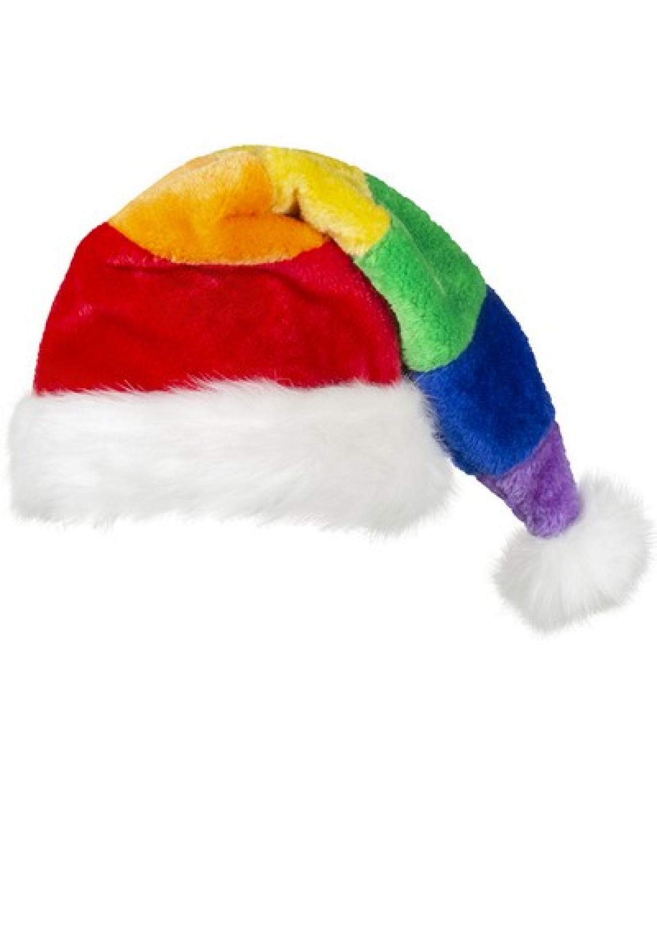 Cappello Babbo Natale Rainbow