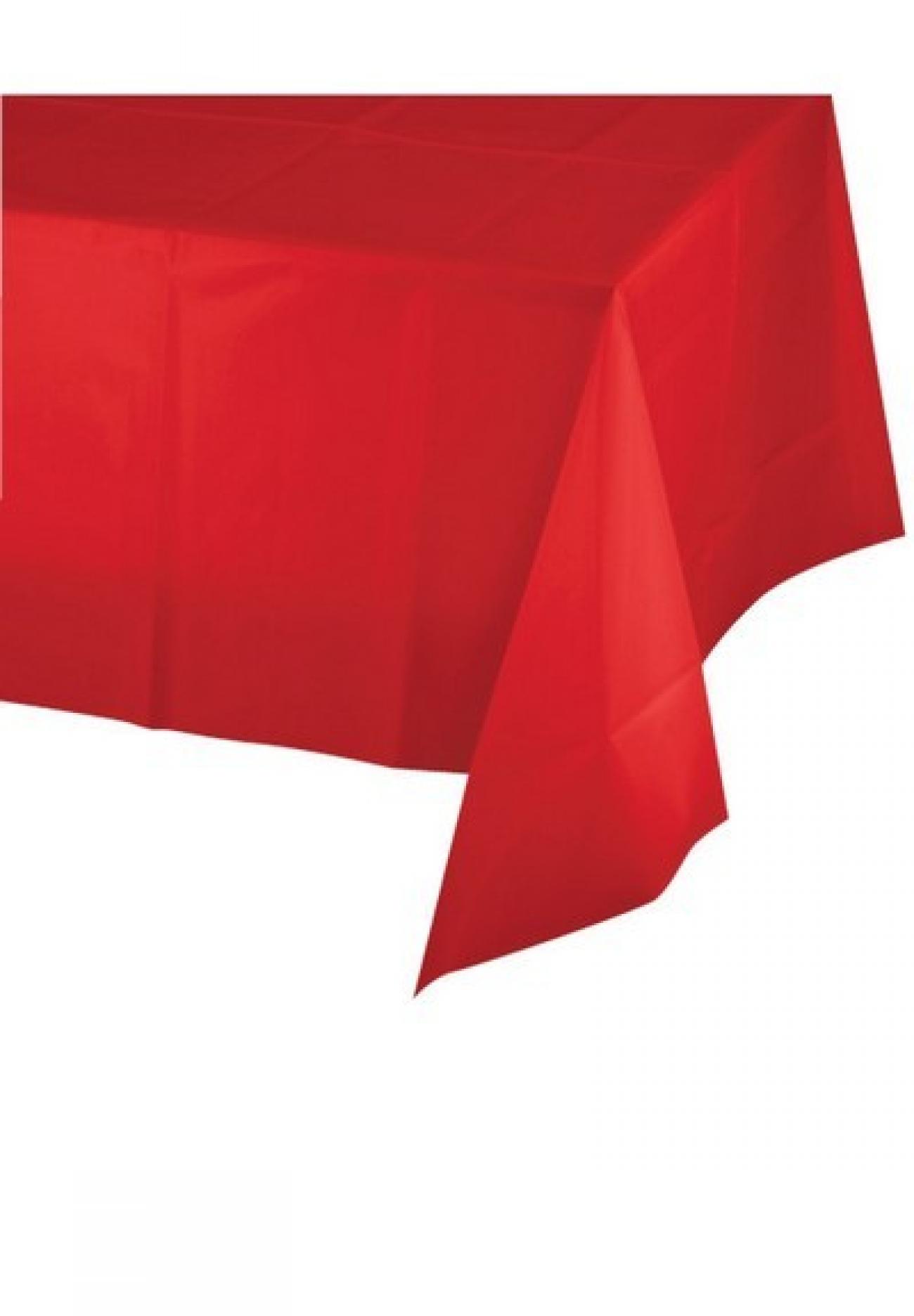 Tovaglia plastica 137 x 274 cm Rosso