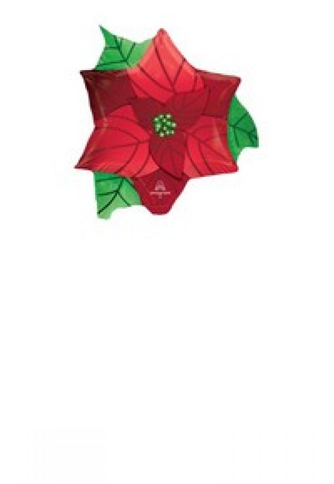 Mini Shape Satin Infused Poinsettia US A30 QN