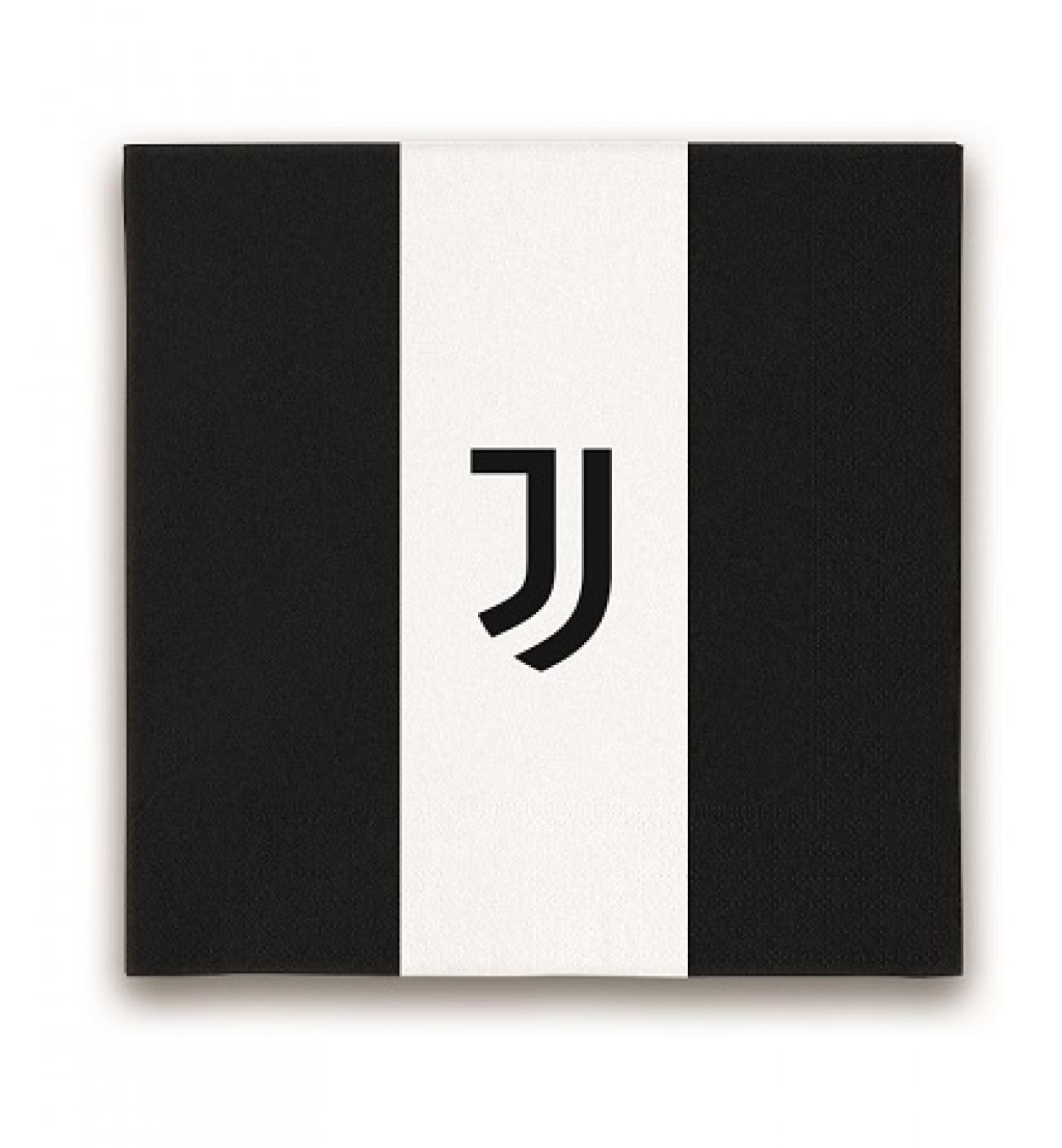 Tovagliolo 33 x 33 cm, Juventus 20 pz