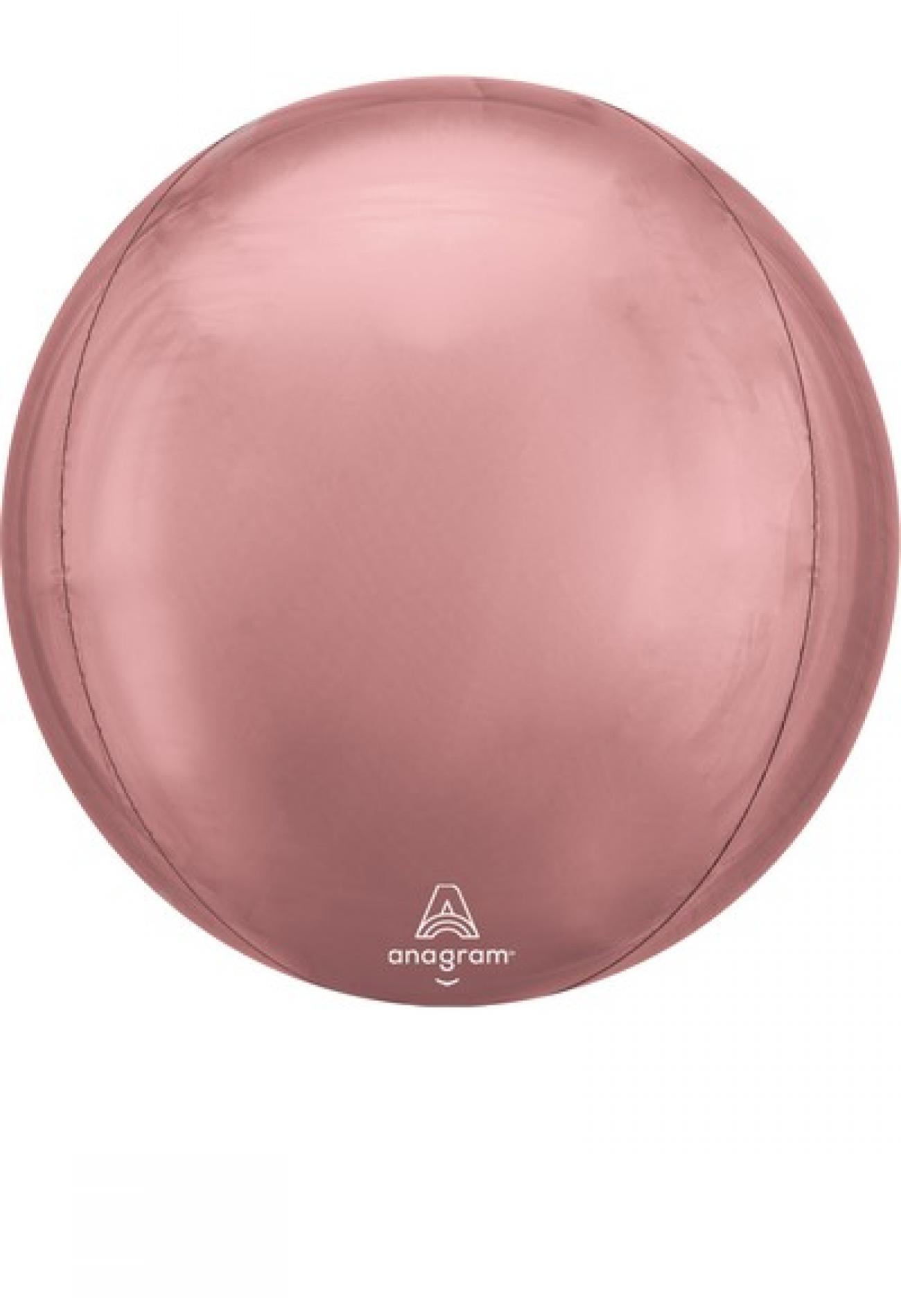 Pallone foil ORBZ 38 x 40 cm Rose Gold