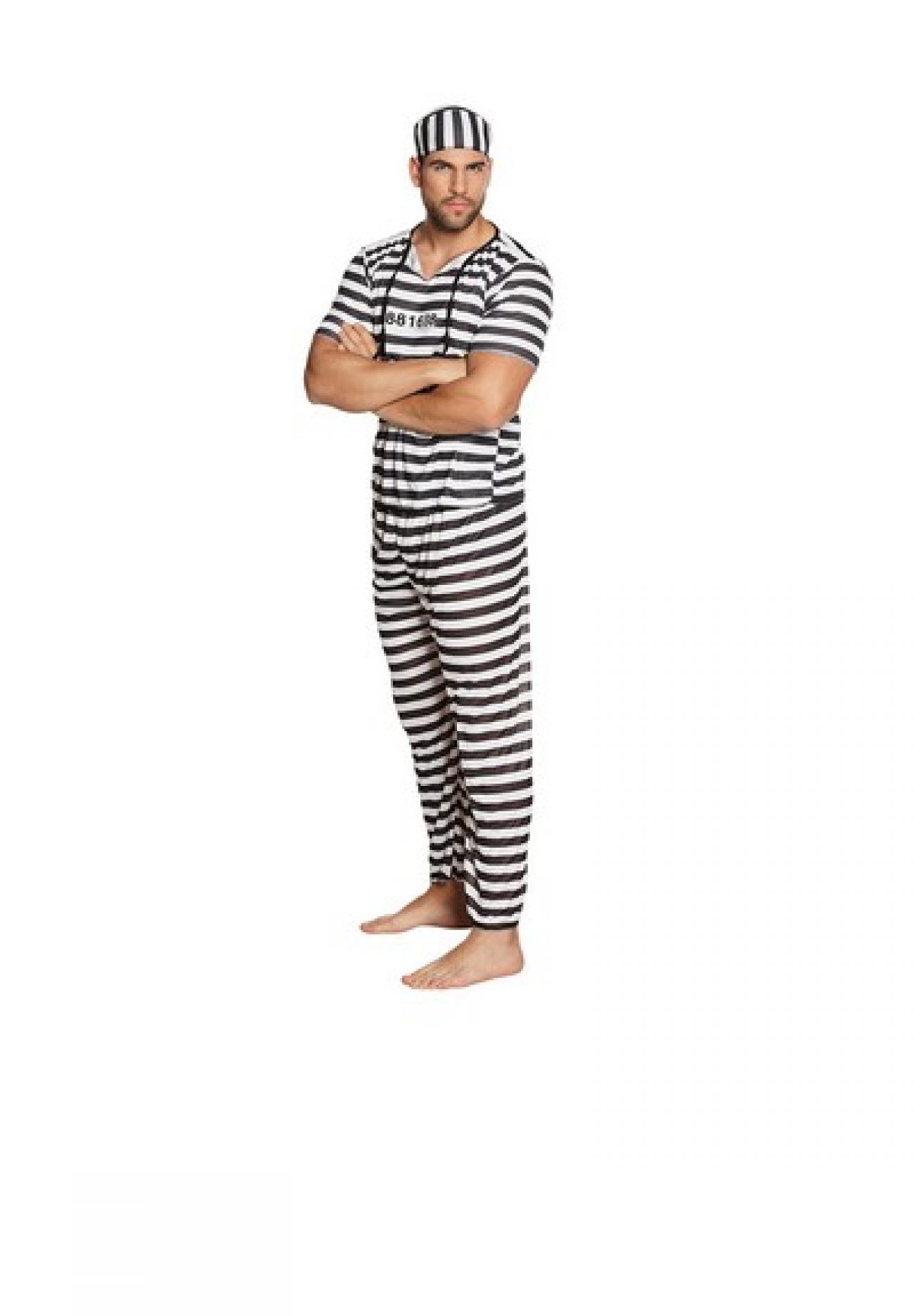 Costume adulto Carcerato (M-L)