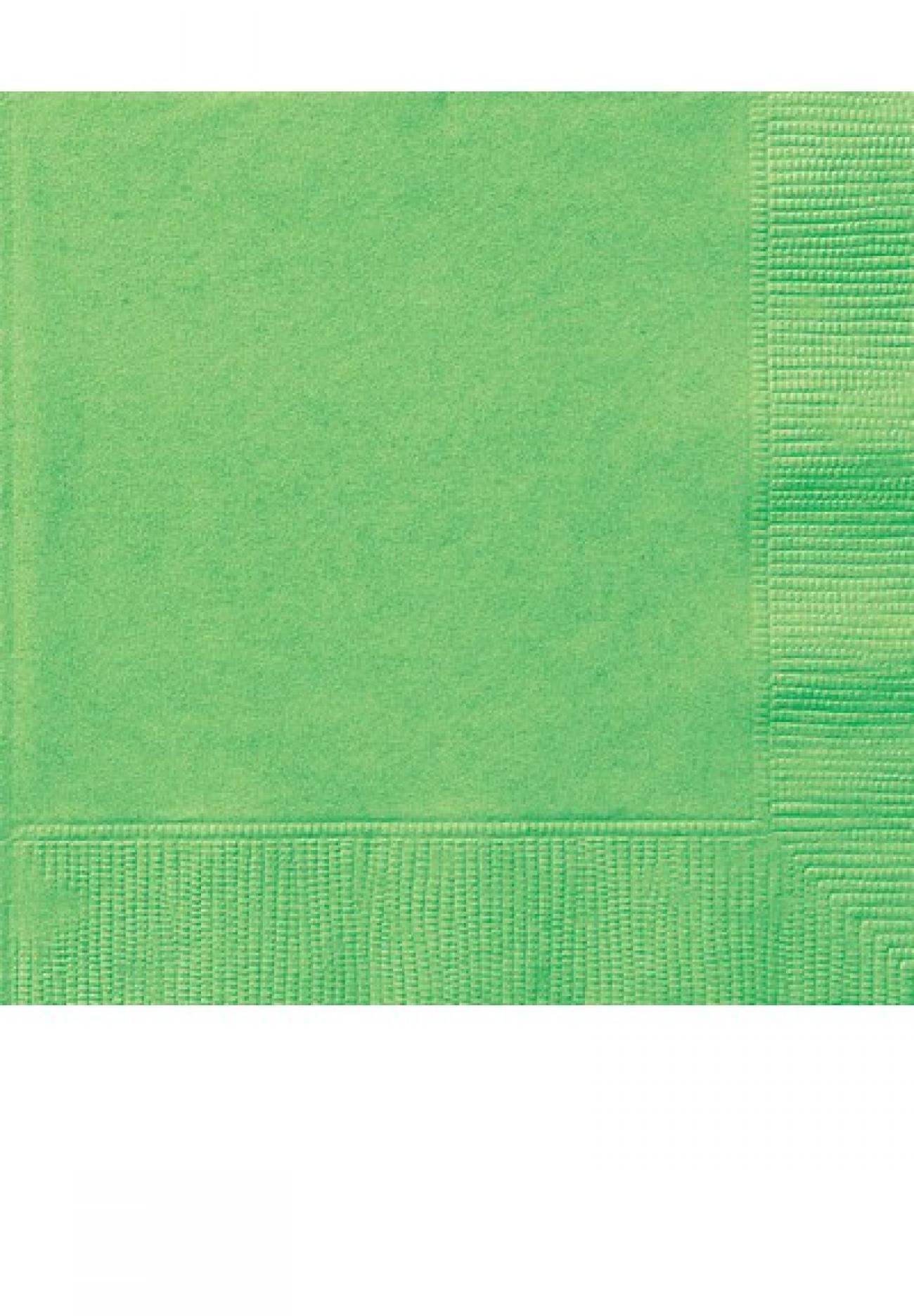 Tovagliolo 33 x 33 cm Verde lime 20pz