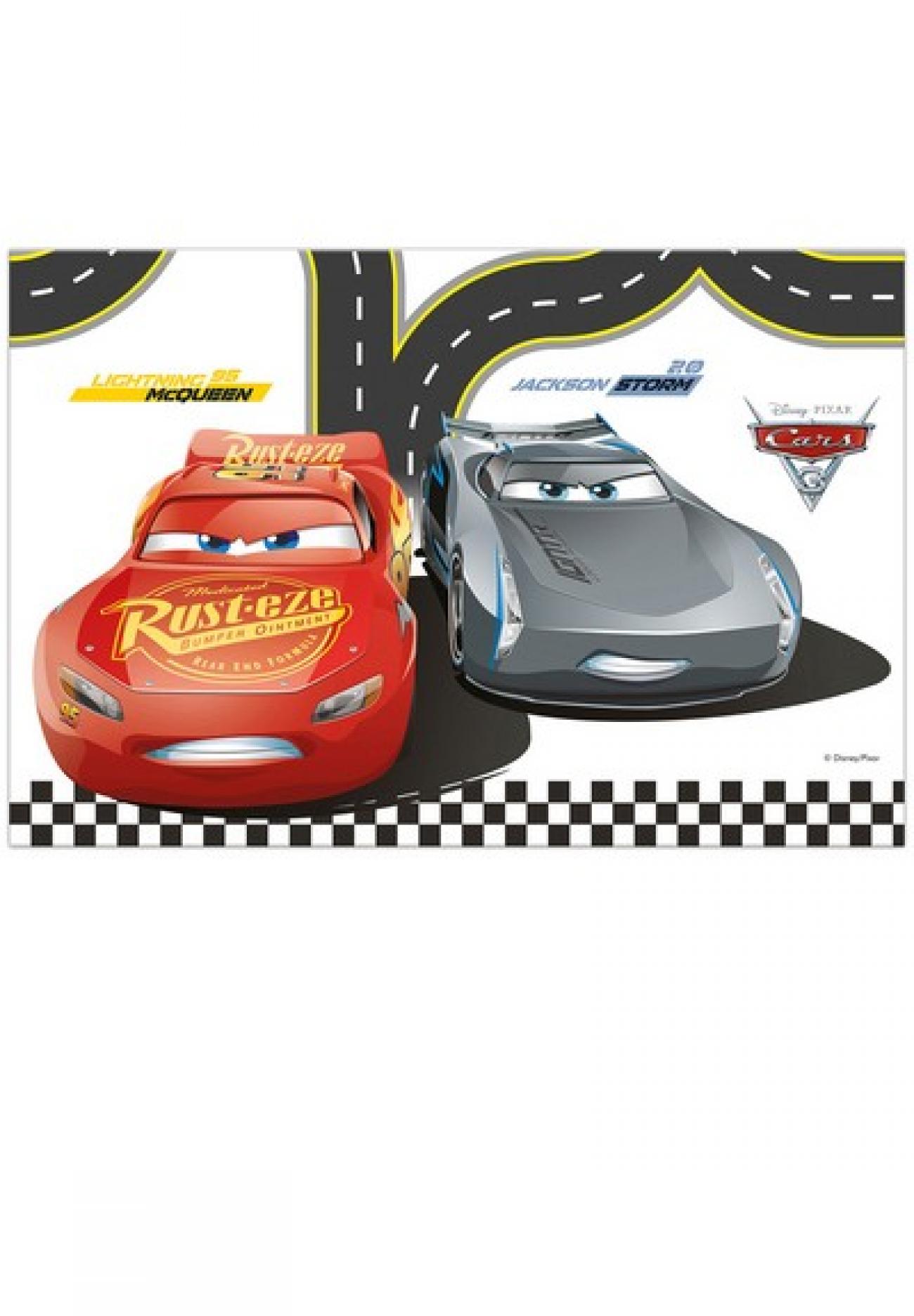 Tovaglia plastica 120 x 180 cm Cars 3