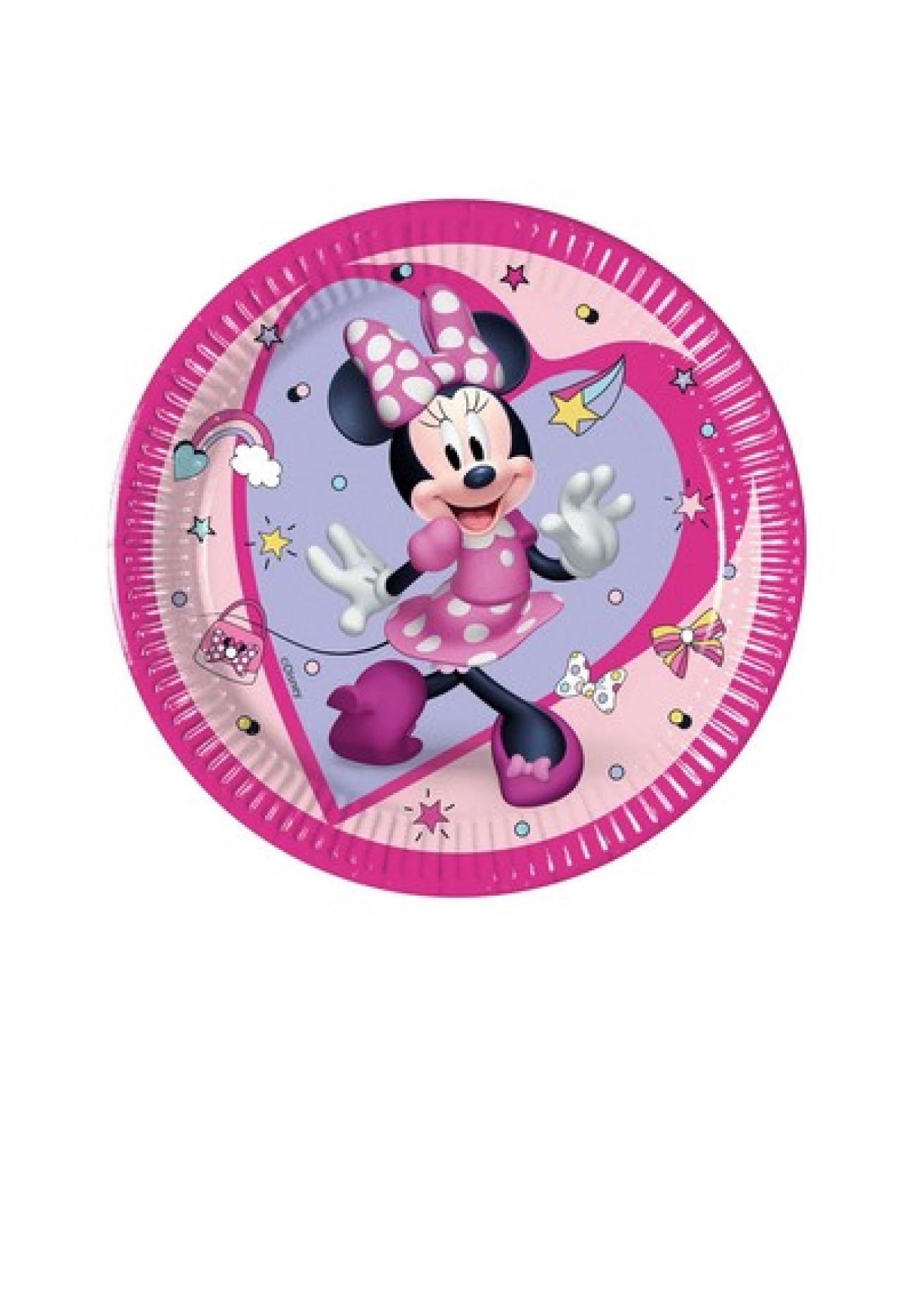 Piatto 20 cm PLASTIC FREE MINNIE JUNIOR - 8 pezzi