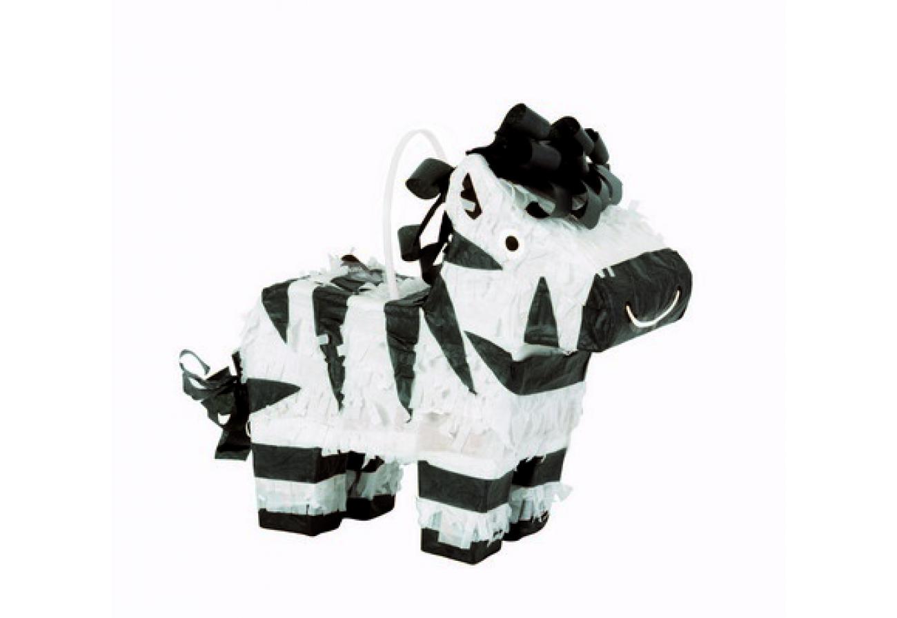 MINI ZEBRA PINATA FAVOR DEC