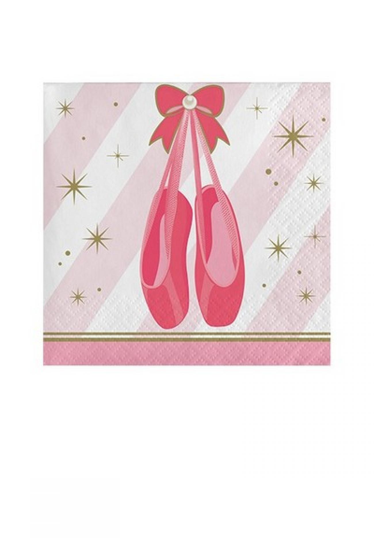 Tovagliolo 25 x 25 cm Ballerina - Twinkle Toes  16 pz