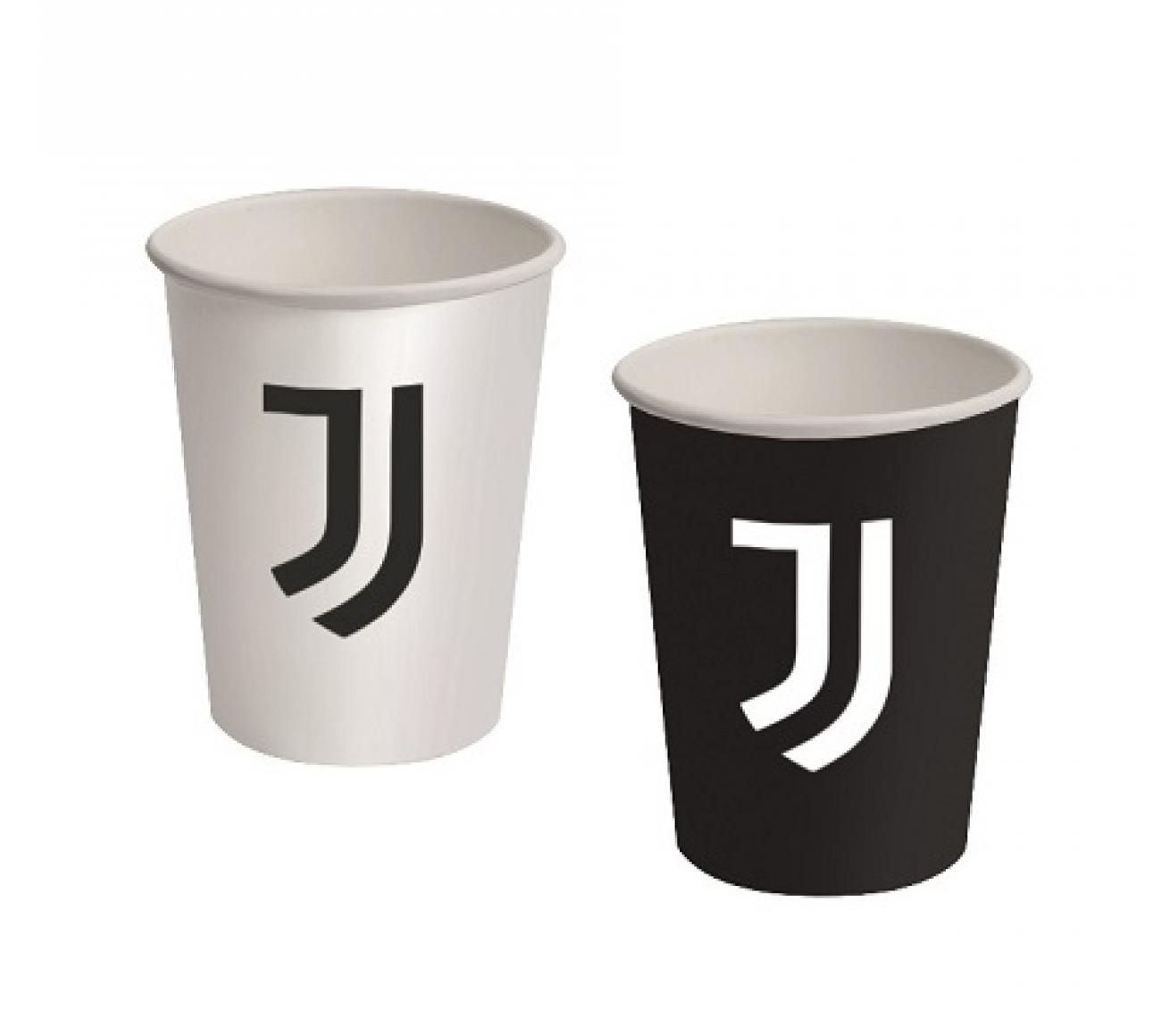 Bicchiere carta 250 ml, Juventus 8 pz