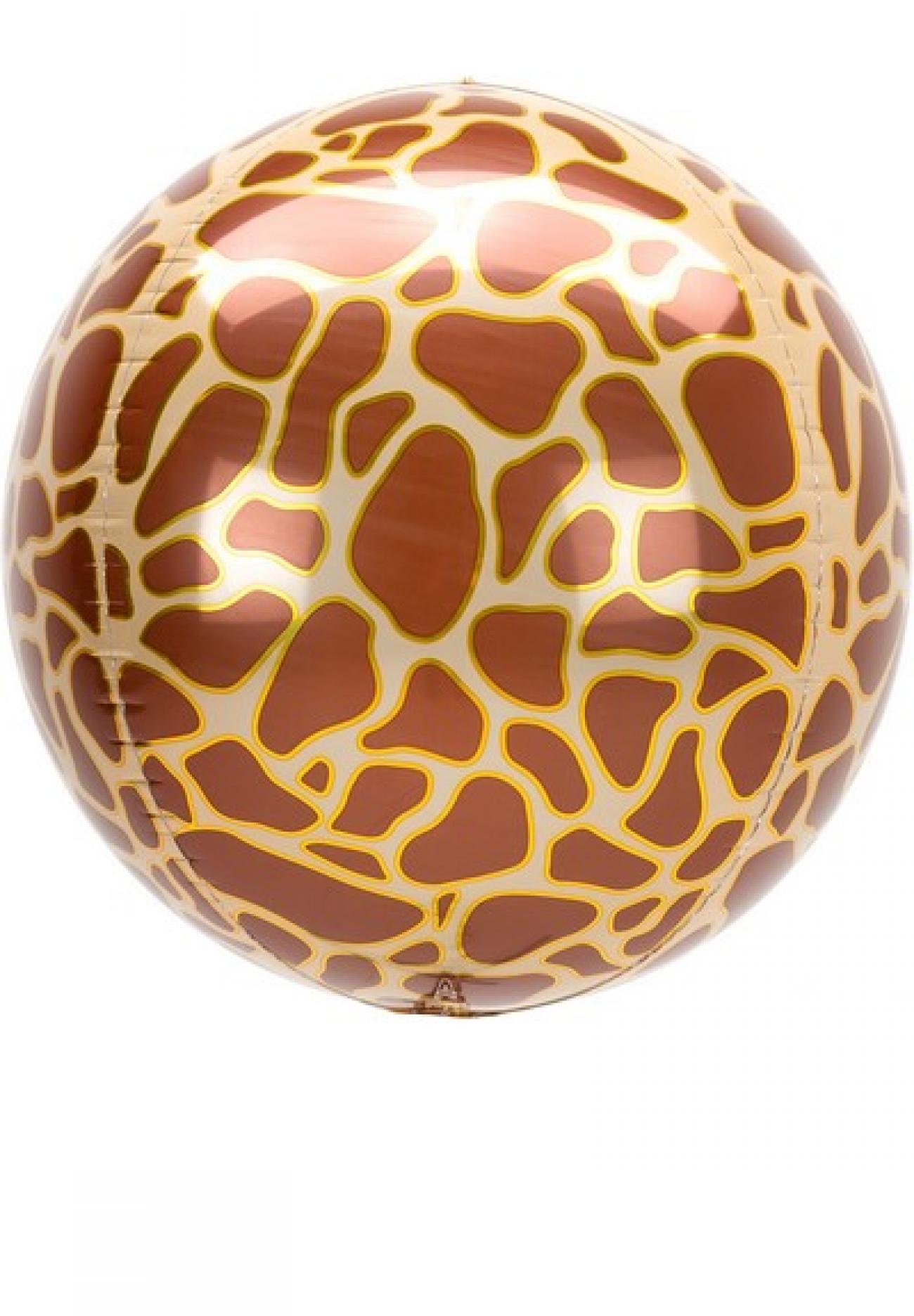 Pallone foil ORBZ 38 x 40 cm Giraffa