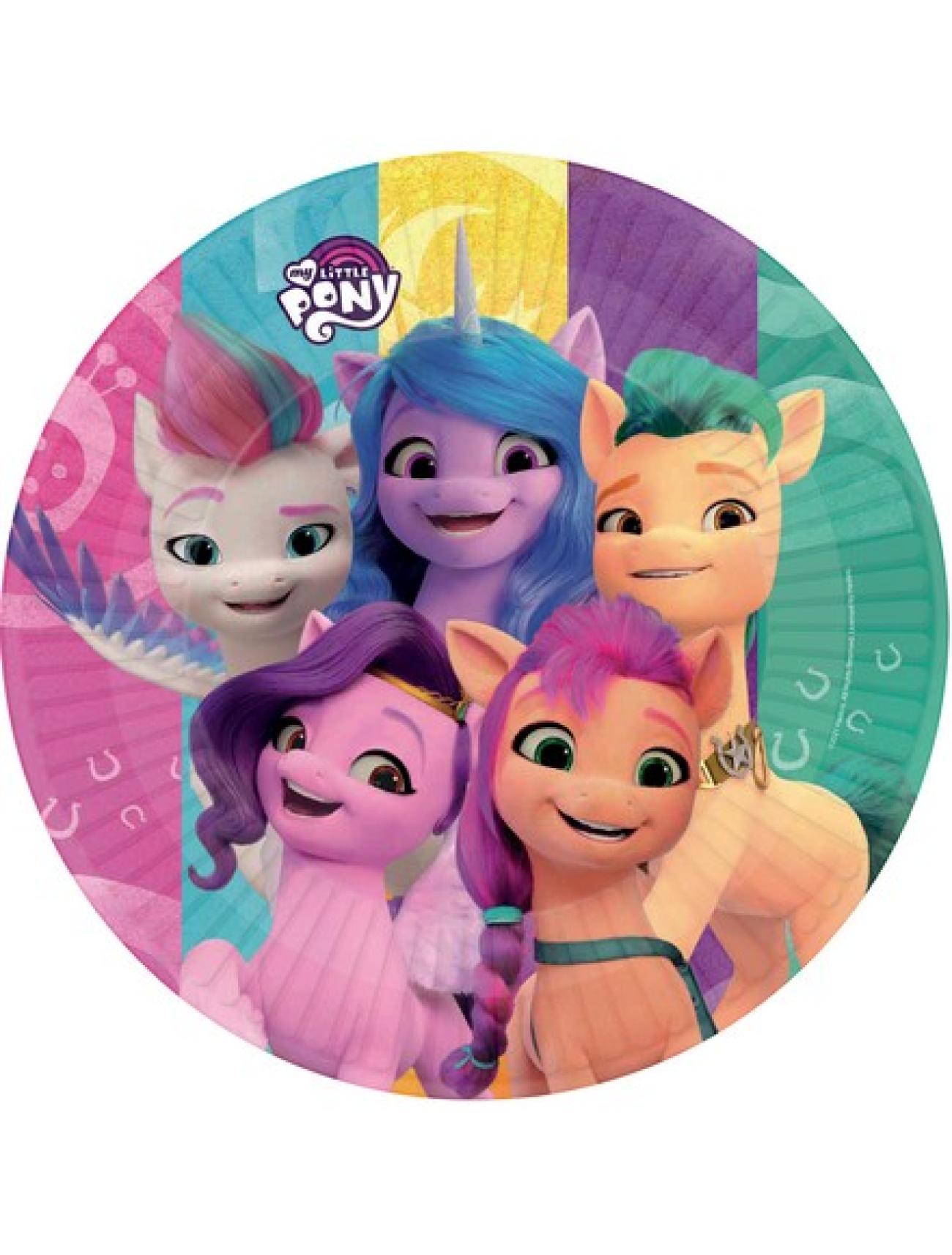 Piatto carta 23 cm My Little Pony - 8 pezzi