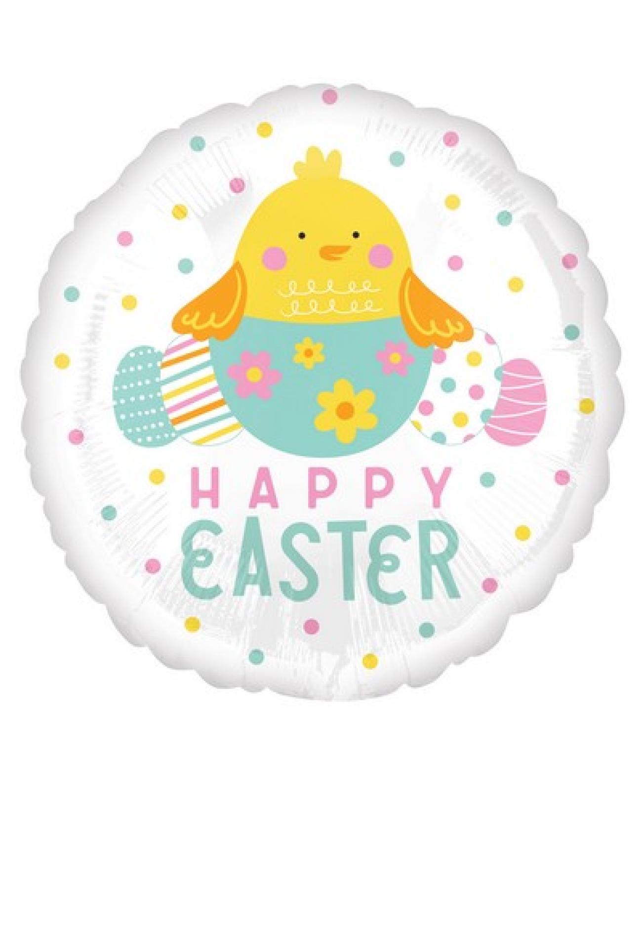 Pallone foil Standard 17" - 42 cm Happy Easter Tweetings