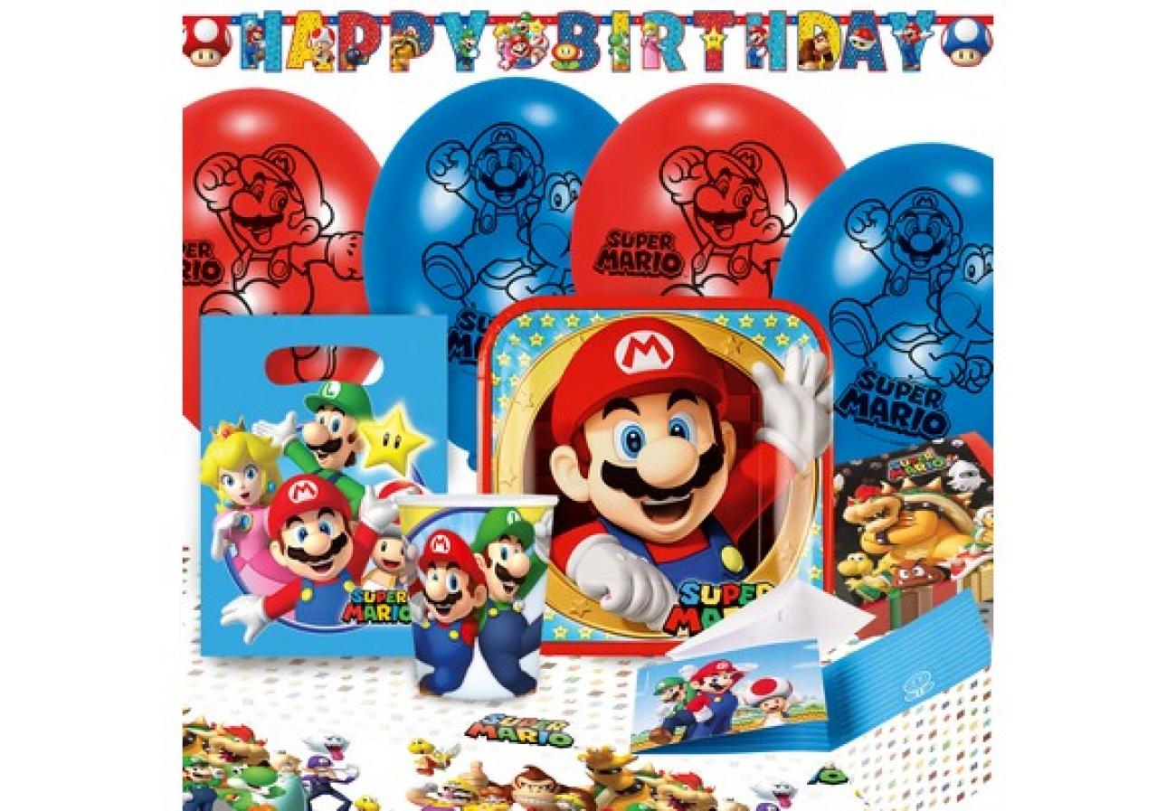 Party Set Super Mario 60 Pieces SUP