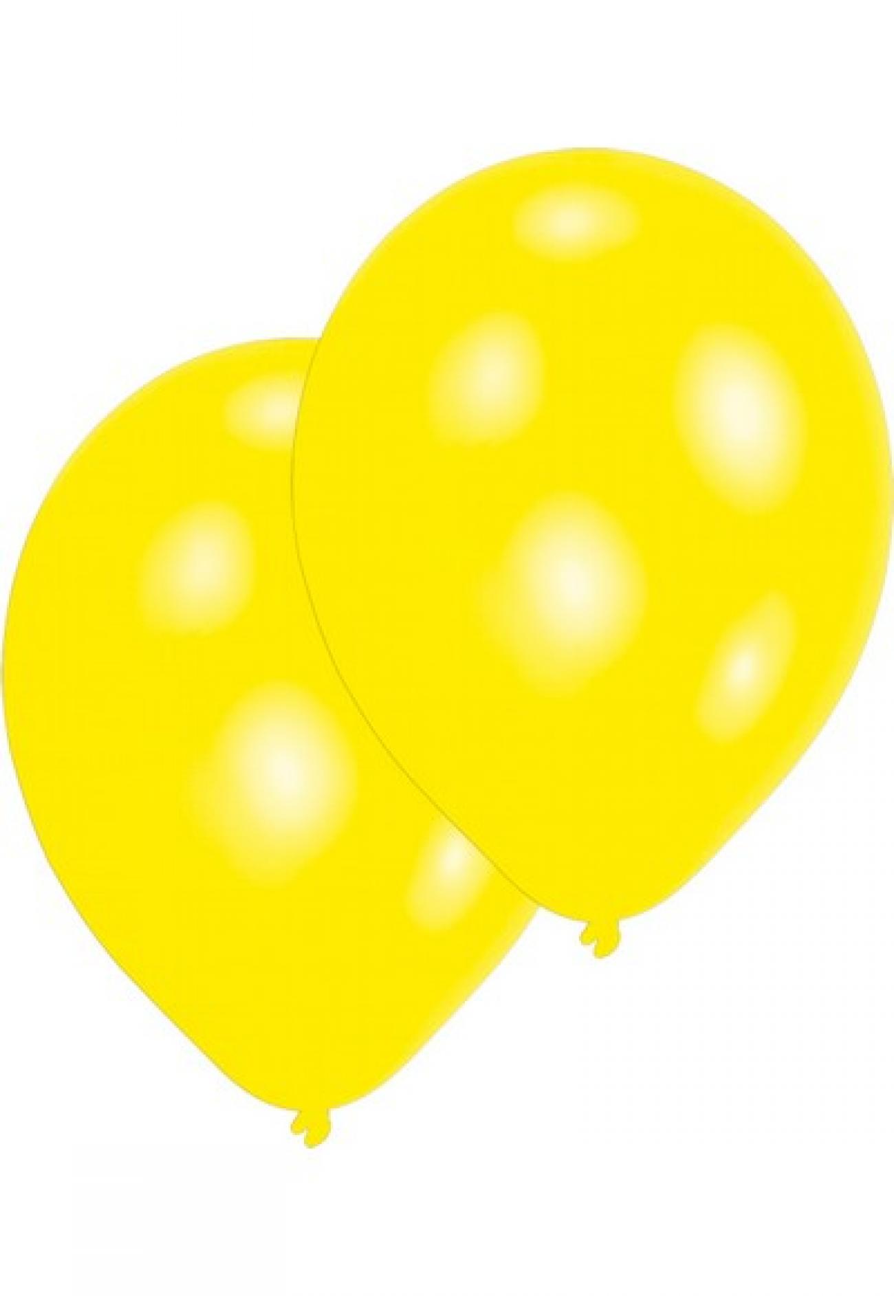 Palloncini 27.5cm yellow  pz 10