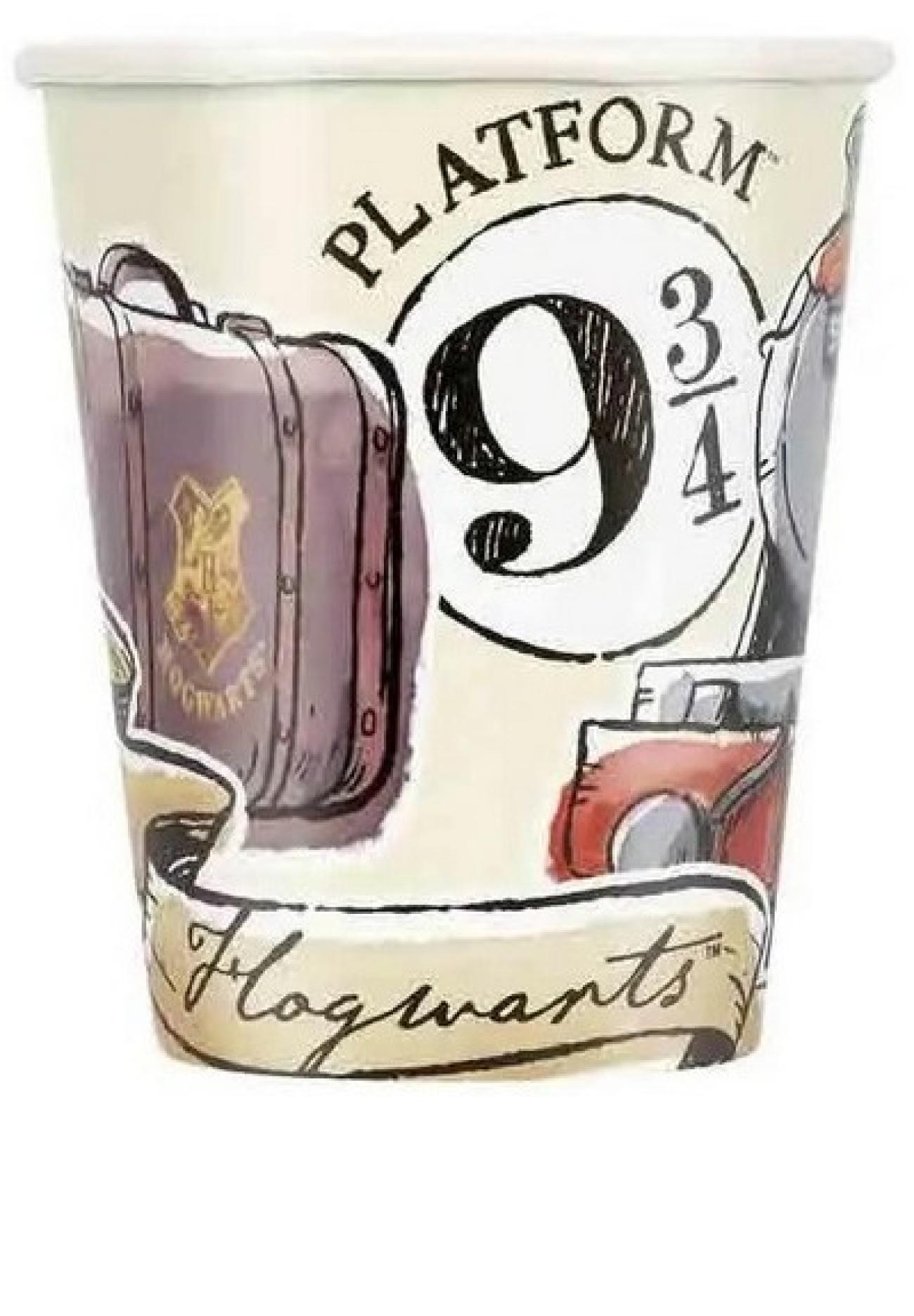 Bicchiere carta 250 ml Harry Potter - 8 pezzi