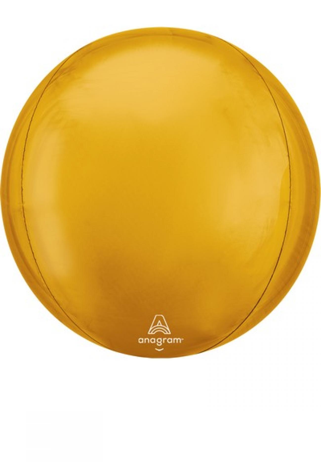 Pallone foil ORBZ Jumbo 53x53 cm Oro - NON CONFEZIONATO