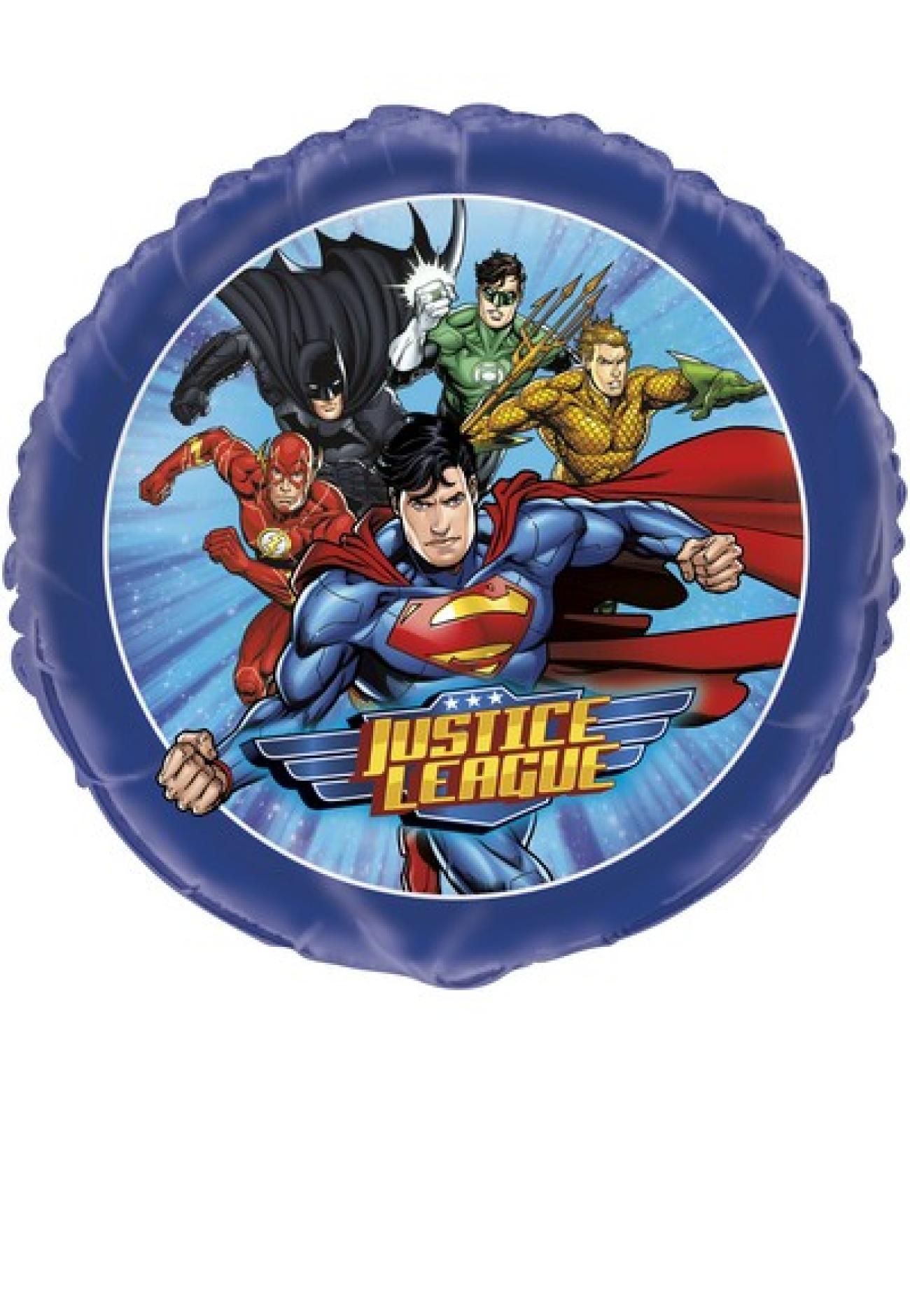 Pallone foil 18" - 45 cm Justice League