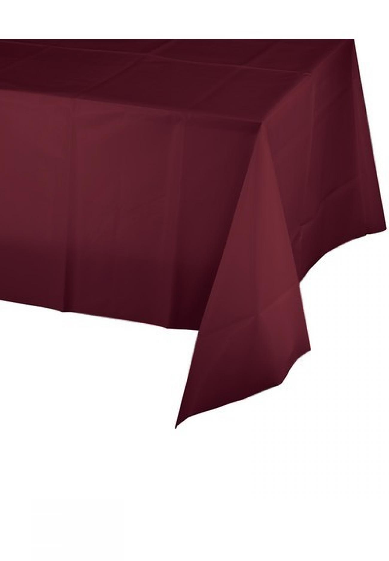 Tovaglia plastica 137 x 274 cm Bordeaux Burgundy